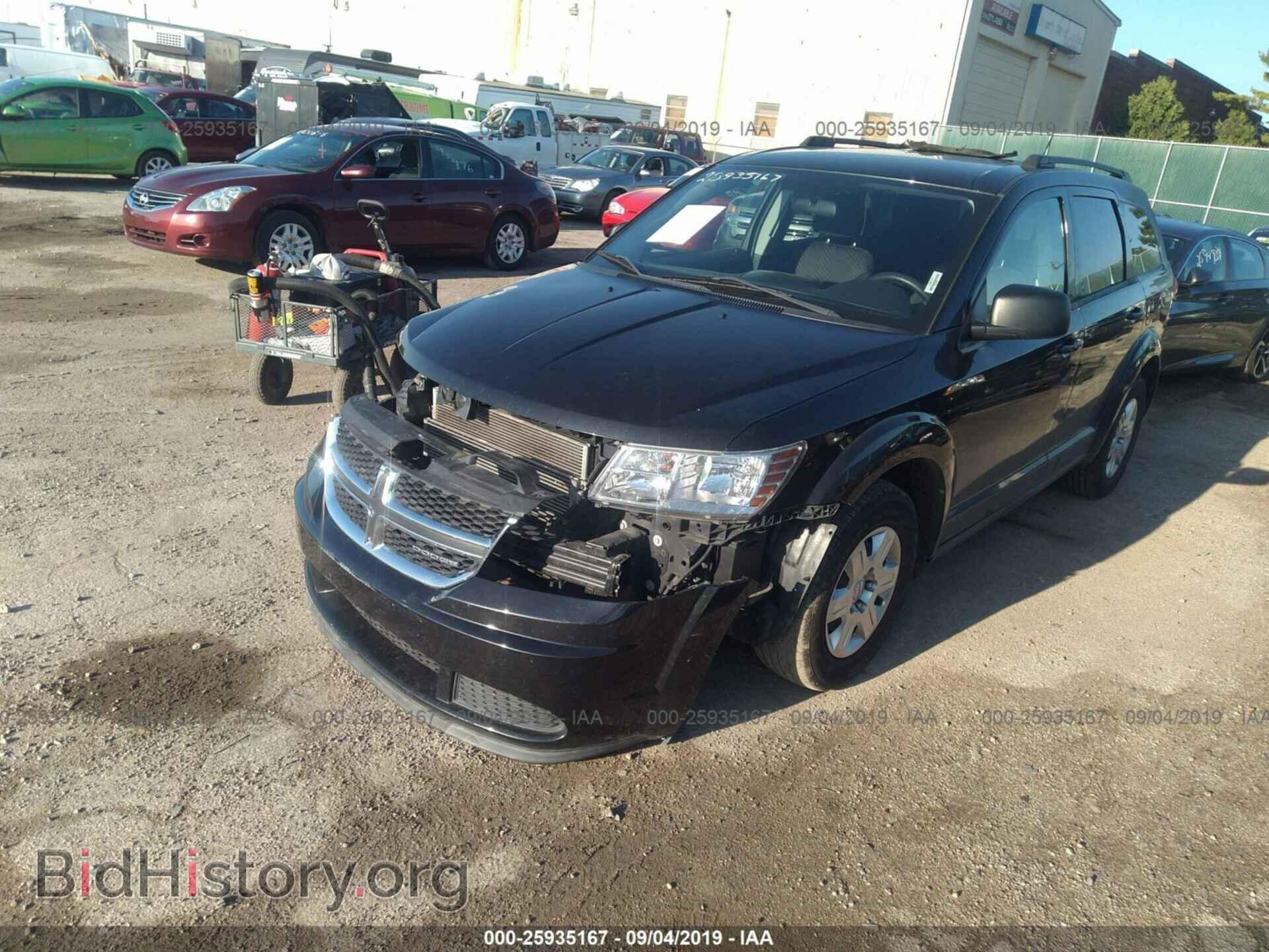 2012 DODGE JOURNEY - VIN: 3C4PDCAB7CT168245 - Фото 2