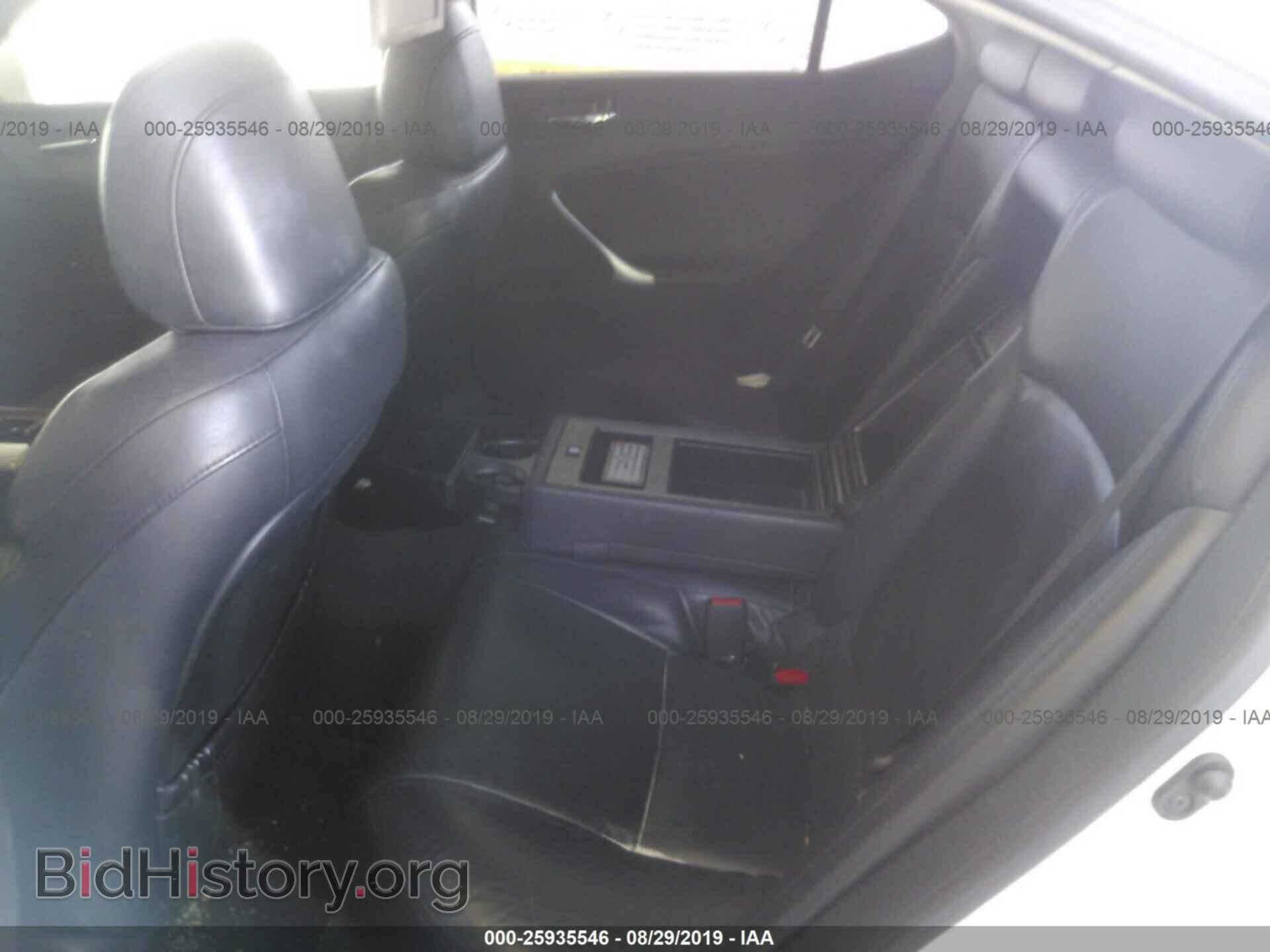2008 LEXUS IS - VIN: JTHBK262X85079987 - Фото 8