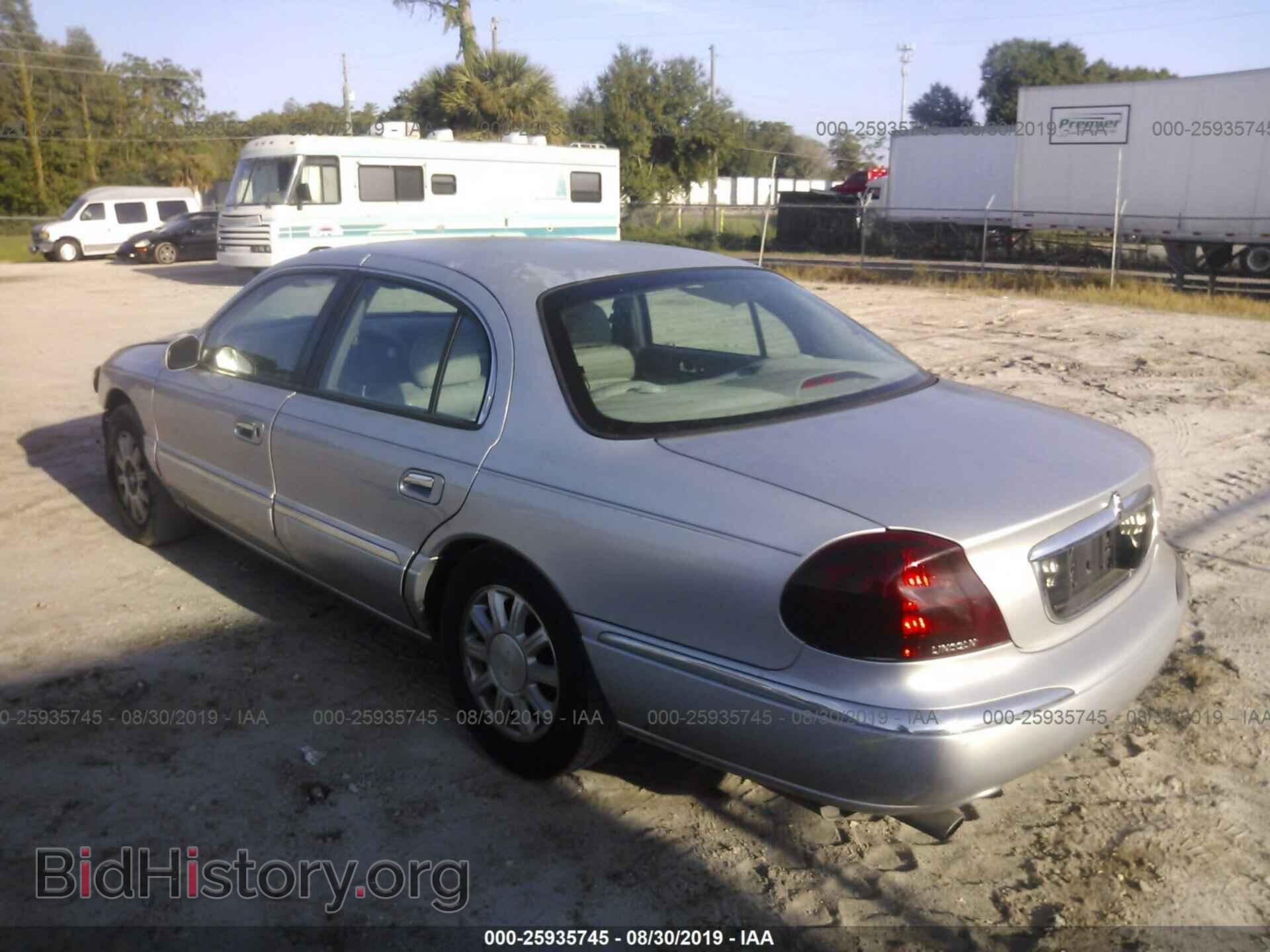 2001 LINCOLN CONTINENTAL - VIN: 1LNHM97V31Y681041 - Фото 3