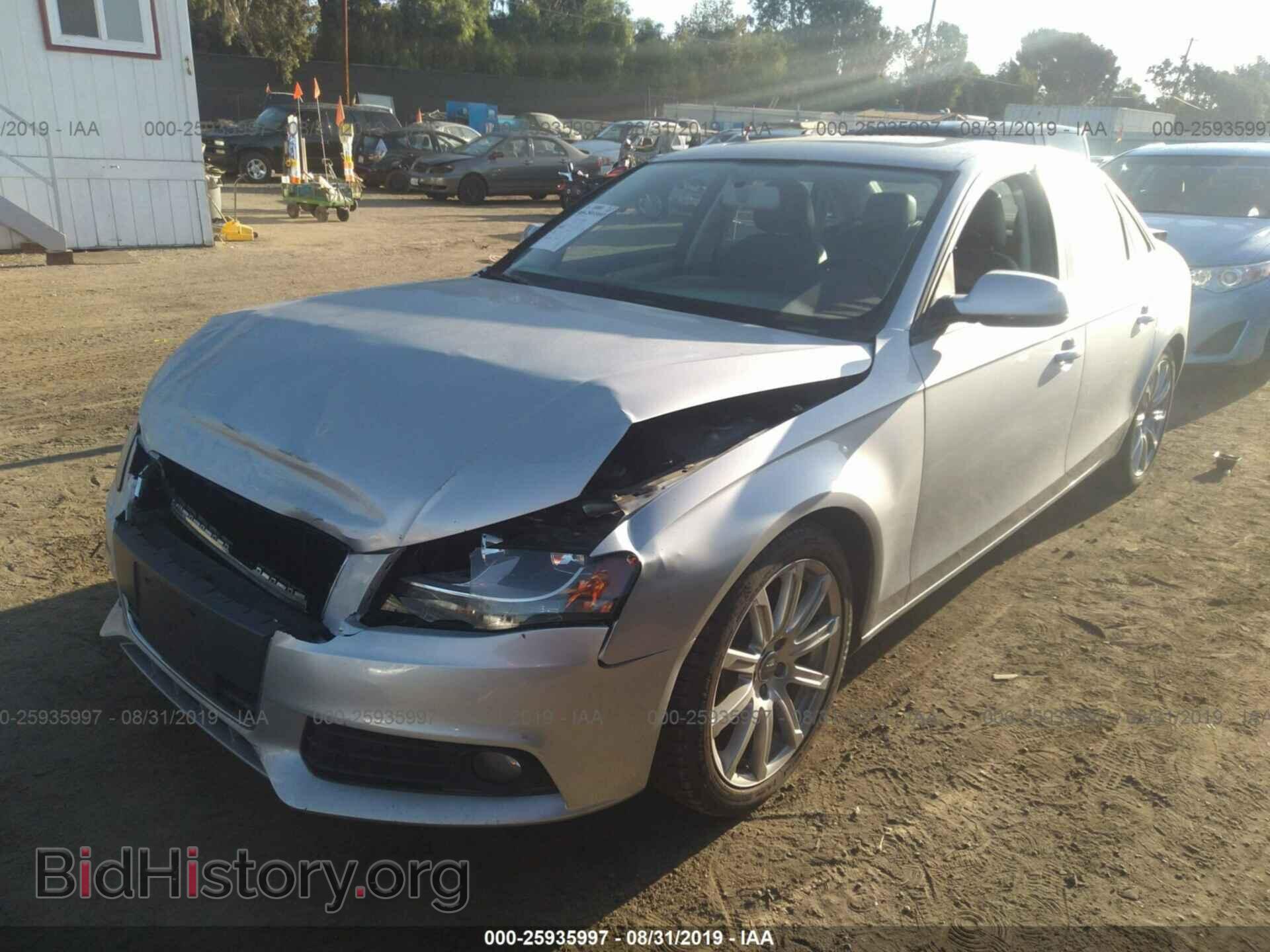 2011 AUDI A4 - VIN: WAUAFAFL6BN000873 - Фото 2