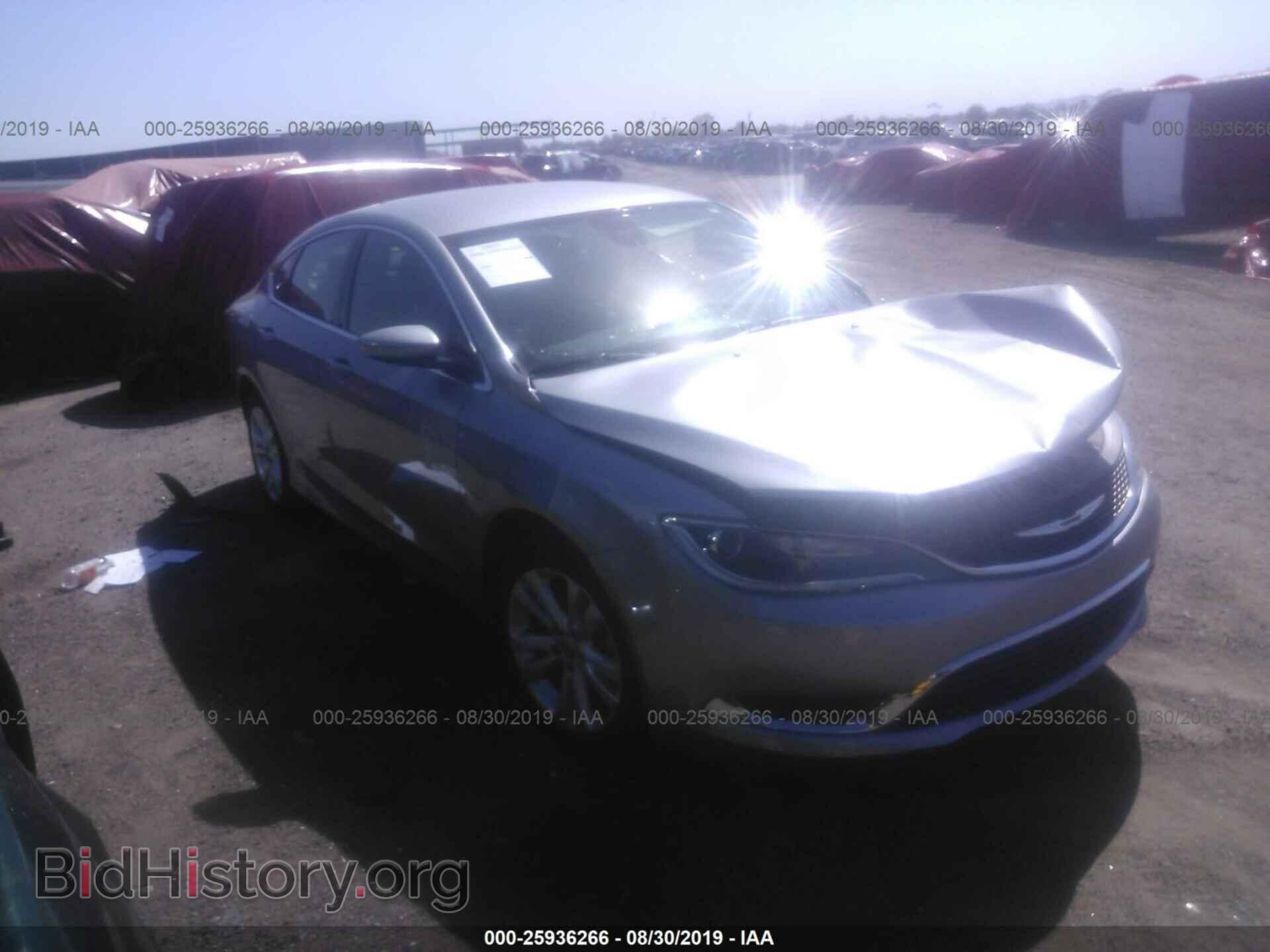 Фотография 1C3CCCAB2GN153485 - CHRYSLER 200 2016