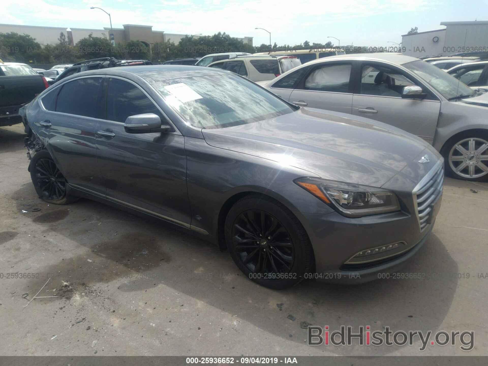 Photo KMHGN4JE8GU138790 - HYUNDAI GENESIS 2016