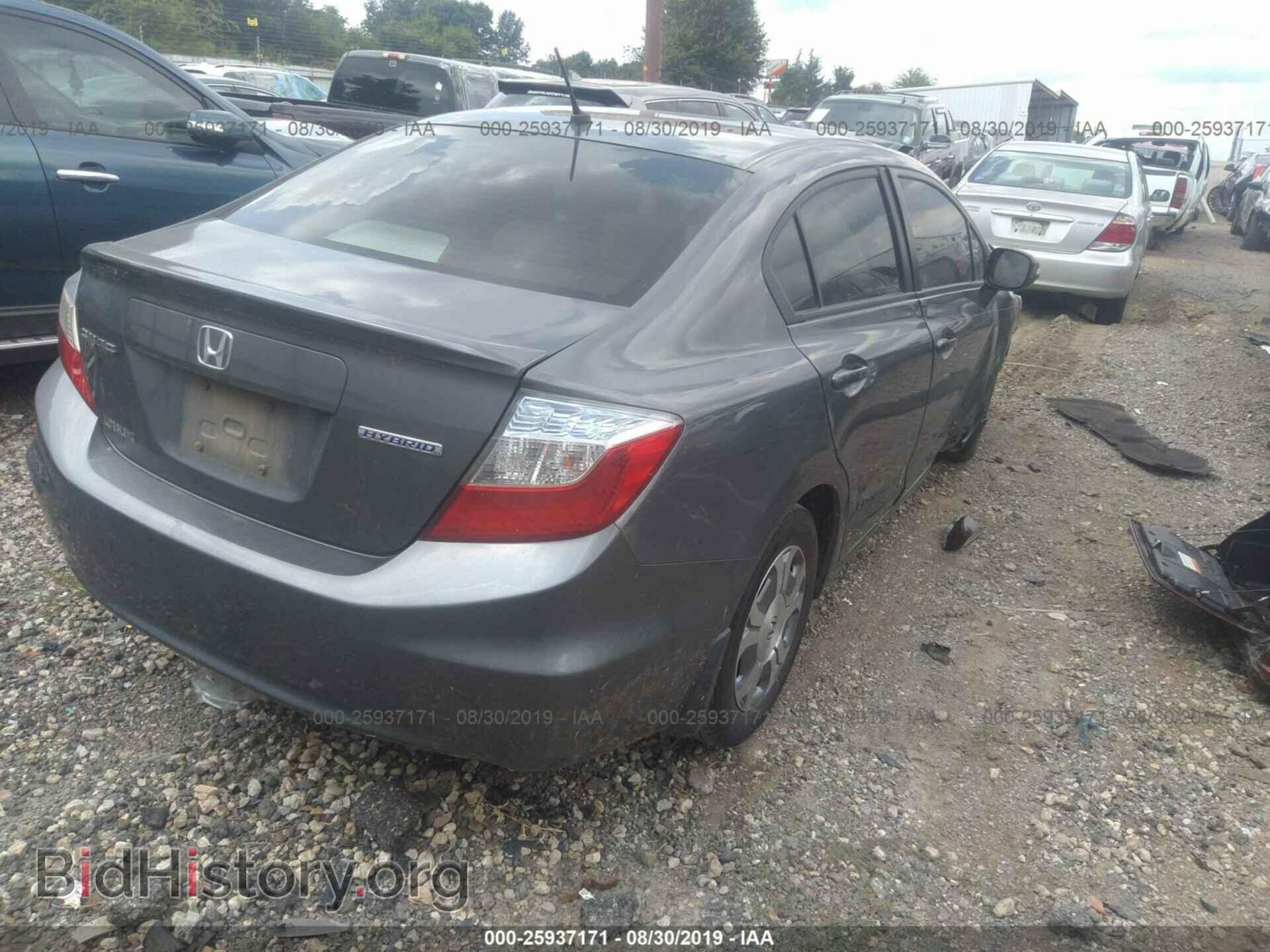 2012 HONDA CIVIC - VIN: JHMFB4F23CS005186 - Photo 4