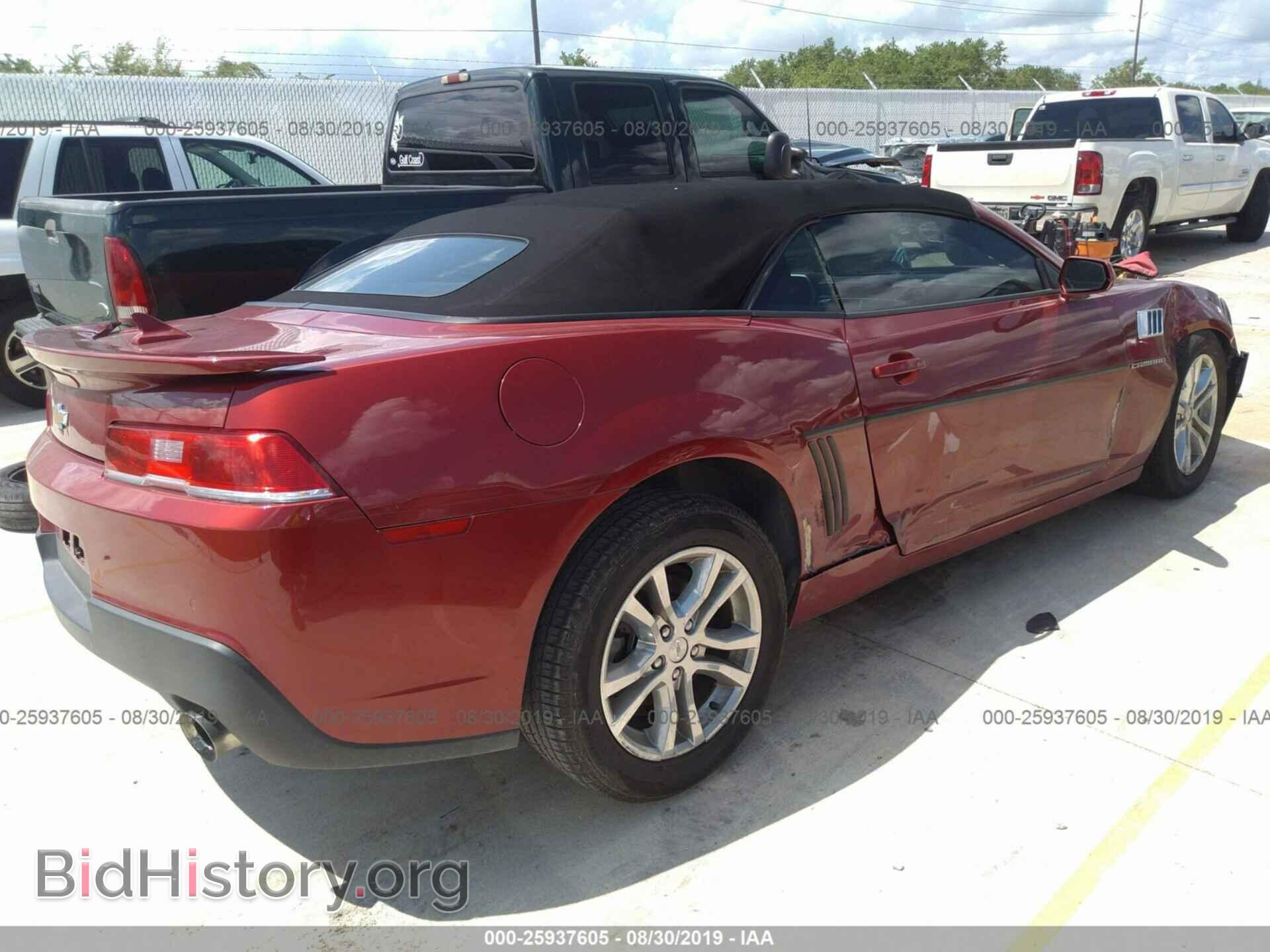 2014 CHEVROLET CAMARO - VIN: 2G1FB3D32E9268564 - Фото 4