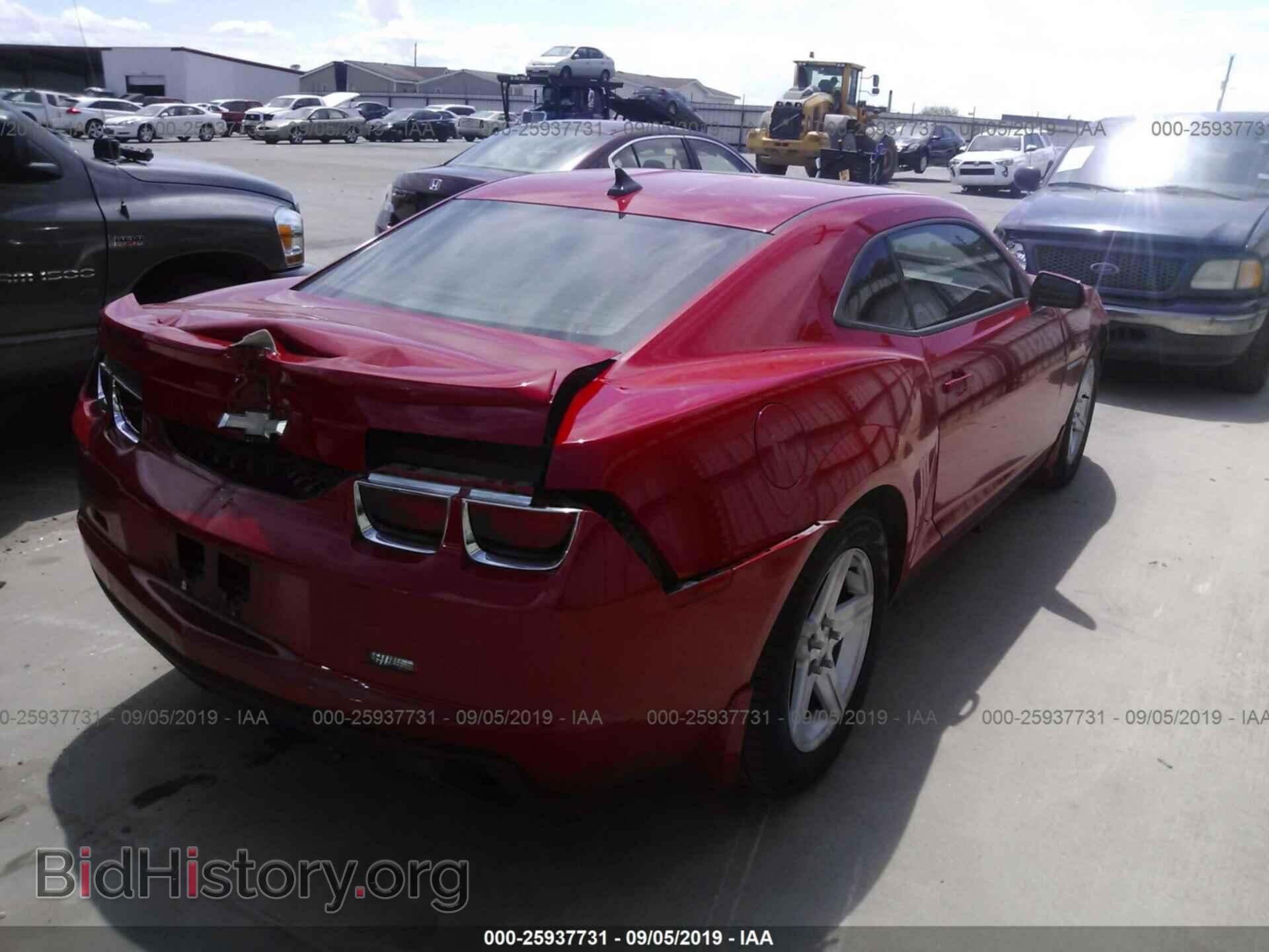 2012 CHEVROLET CAMARO - VIN: 2G1FA1E30C9139712 - Фото 4