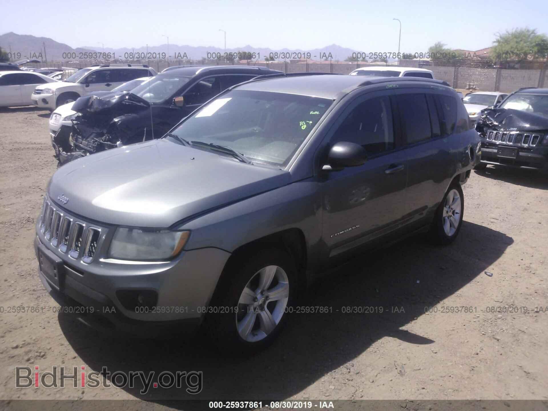 2012 JEEP COMPASS - VIN: 1C4NJCBA4CD557503 - Фото 2