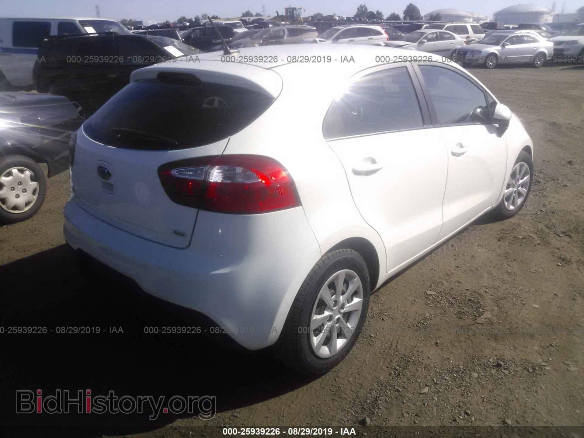 2013 KIA RIO - VIN: KNADM5A37D6303255 - Фото 4