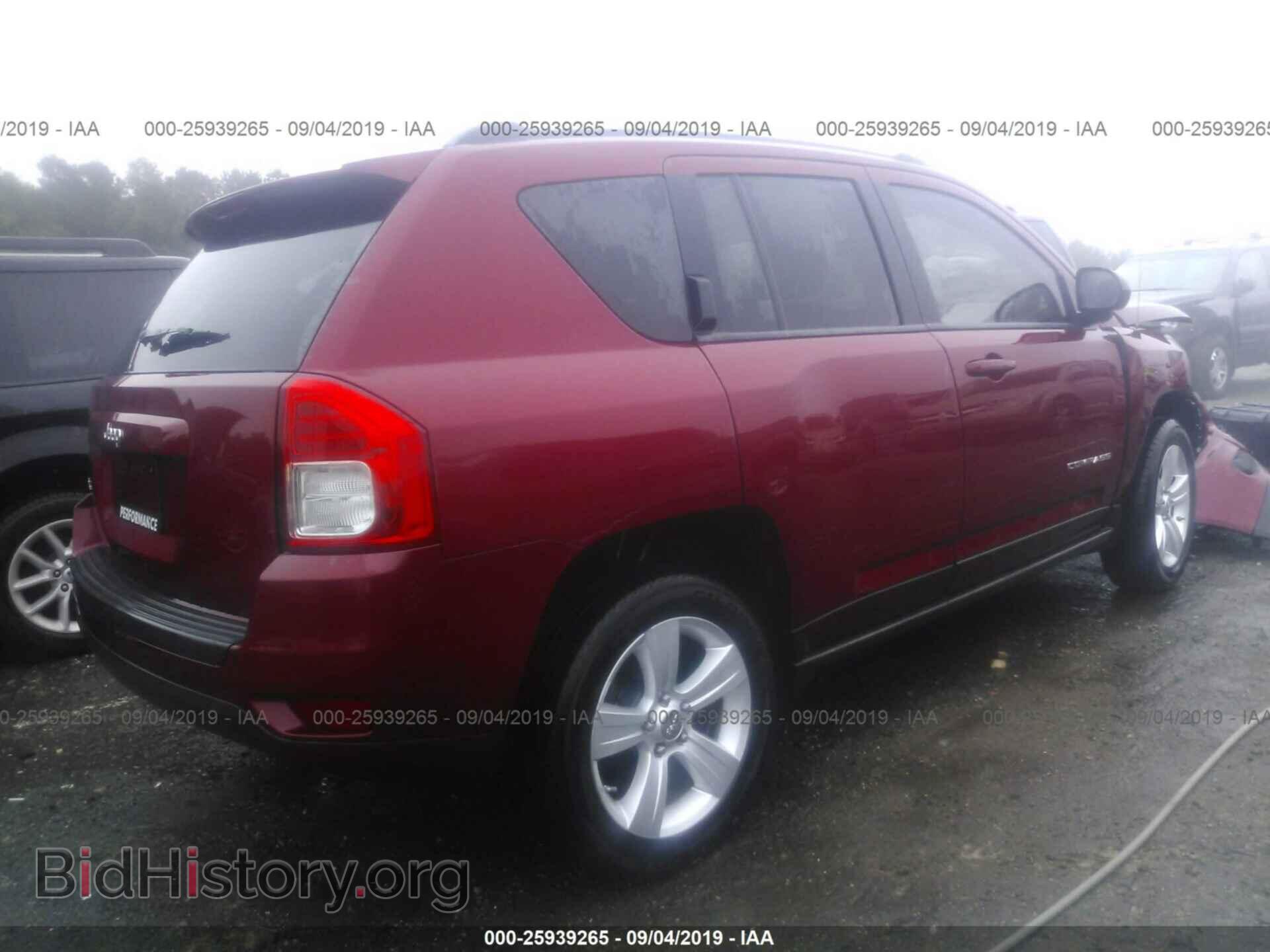 2012 JEEP COMPASS - VIN: 1C4NJDBB2CD576968 - Фото 4