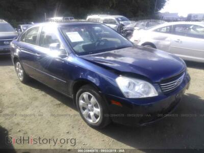 2008 Kia OPTIMA LX/EX, blue — VIN KNAGE123285226811, IAAI