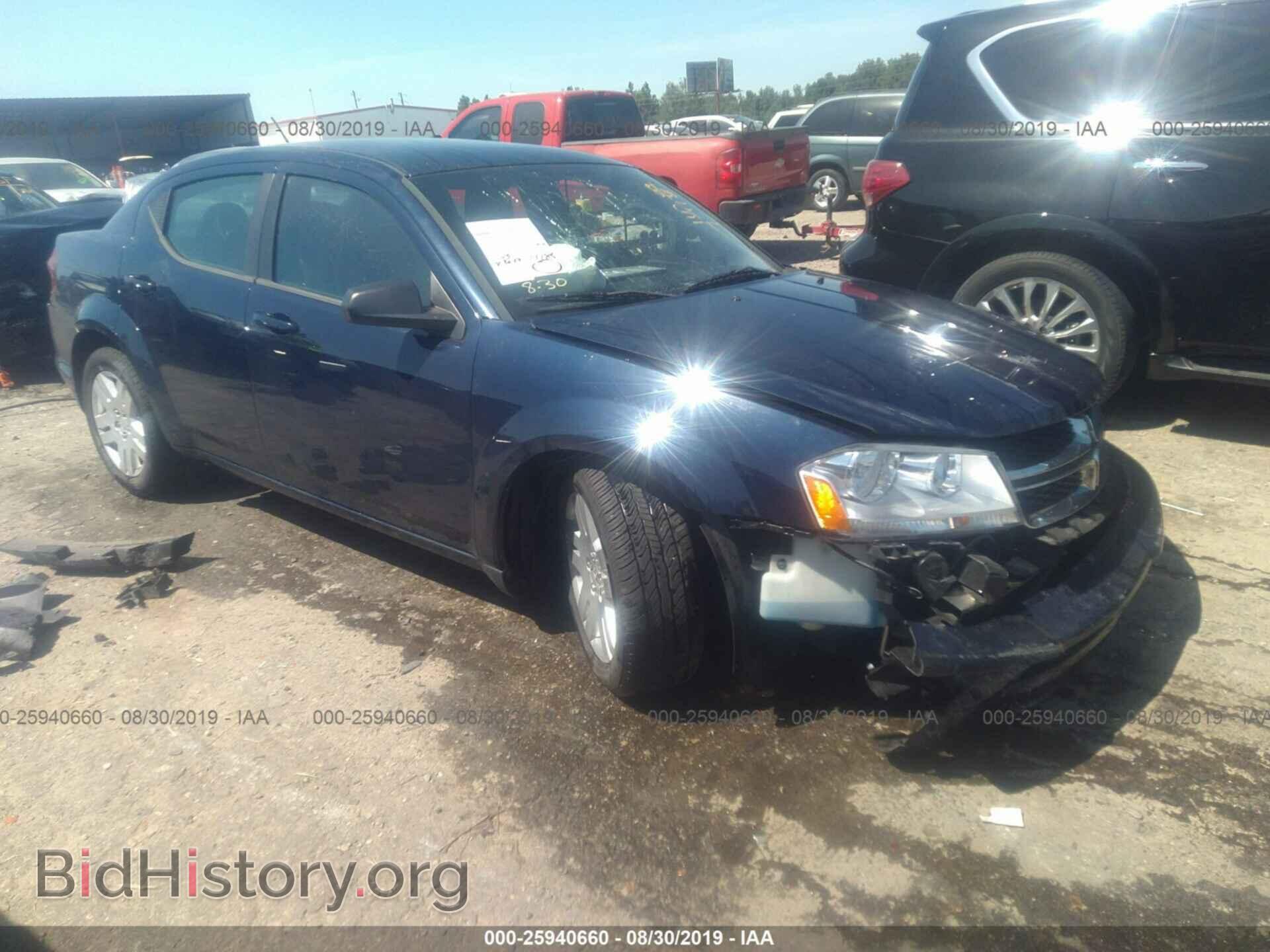 Фотография 1C3CDZAB8DN628116 - DODGE AVENGER 2013