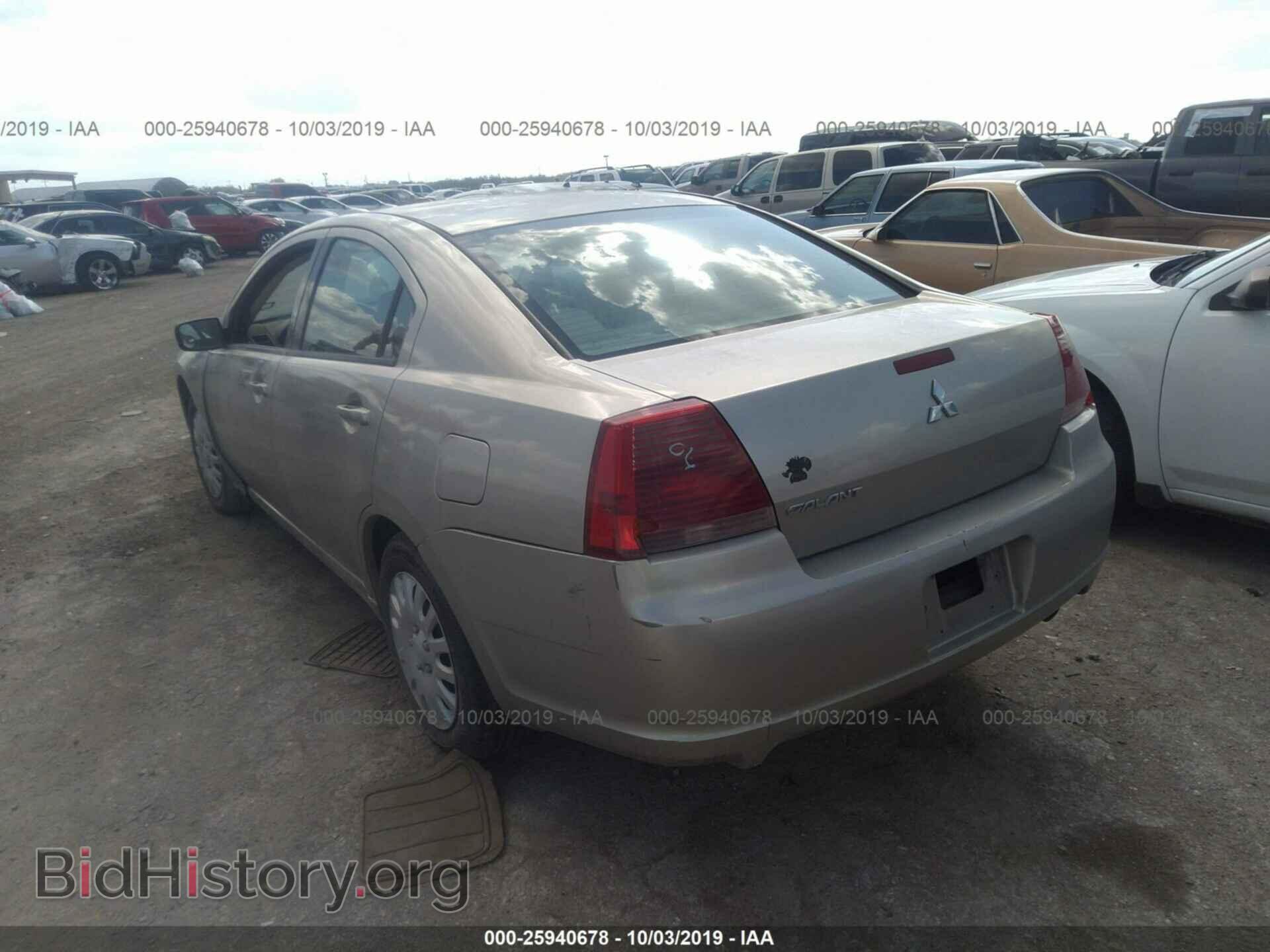 2007 MITSUBISHI GALANT - VIN: 4A3AB36F77E044910 - Фото 3