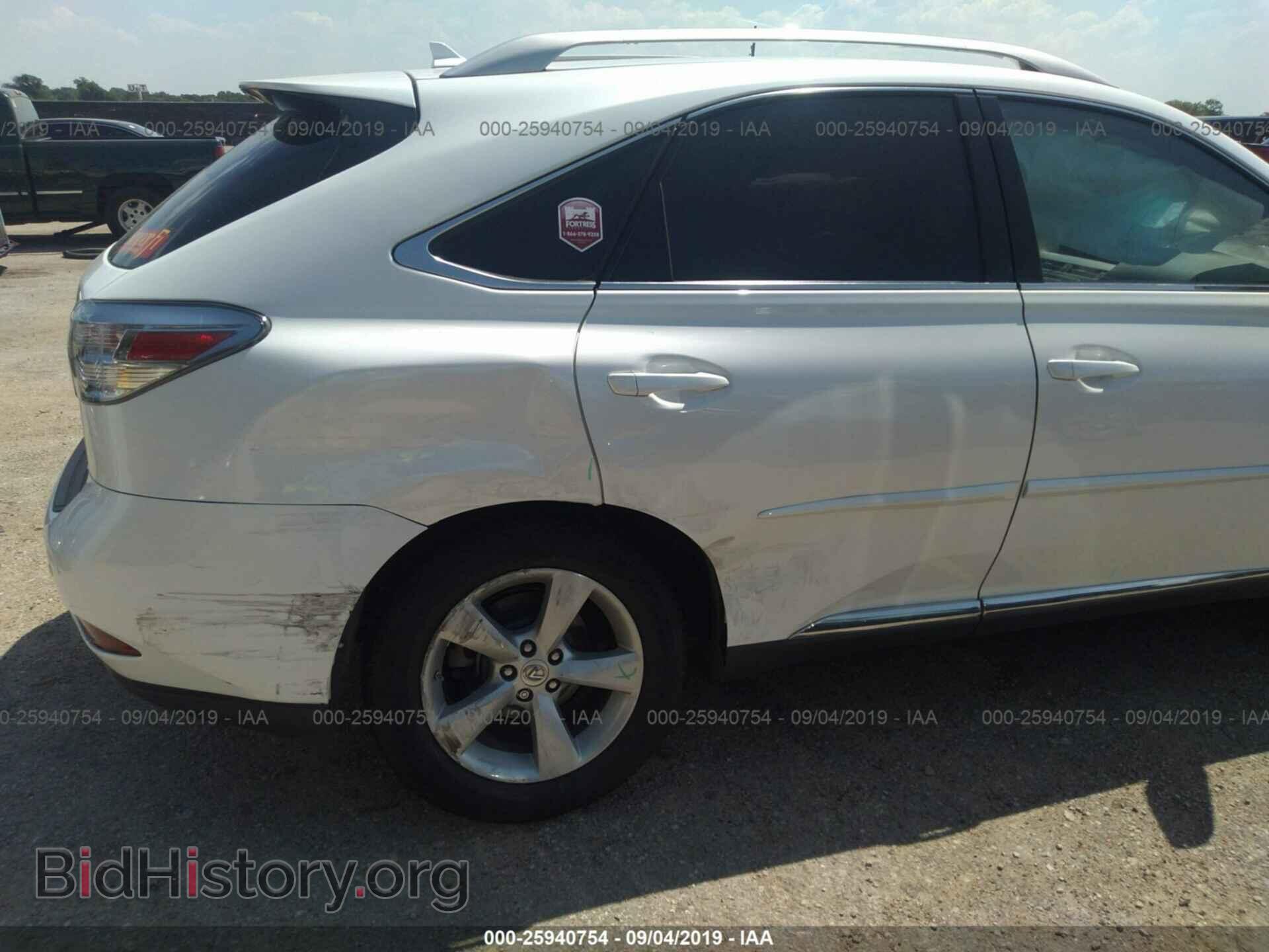 2012 LEXUS RX - VIN: 2T2BK1BA8CC123694 - Фото 6