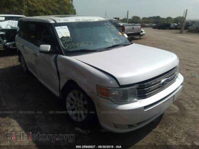 2012 Ford FLEX SEL, white — VIN 2FMGK5CC8CBD09192, IAAI
