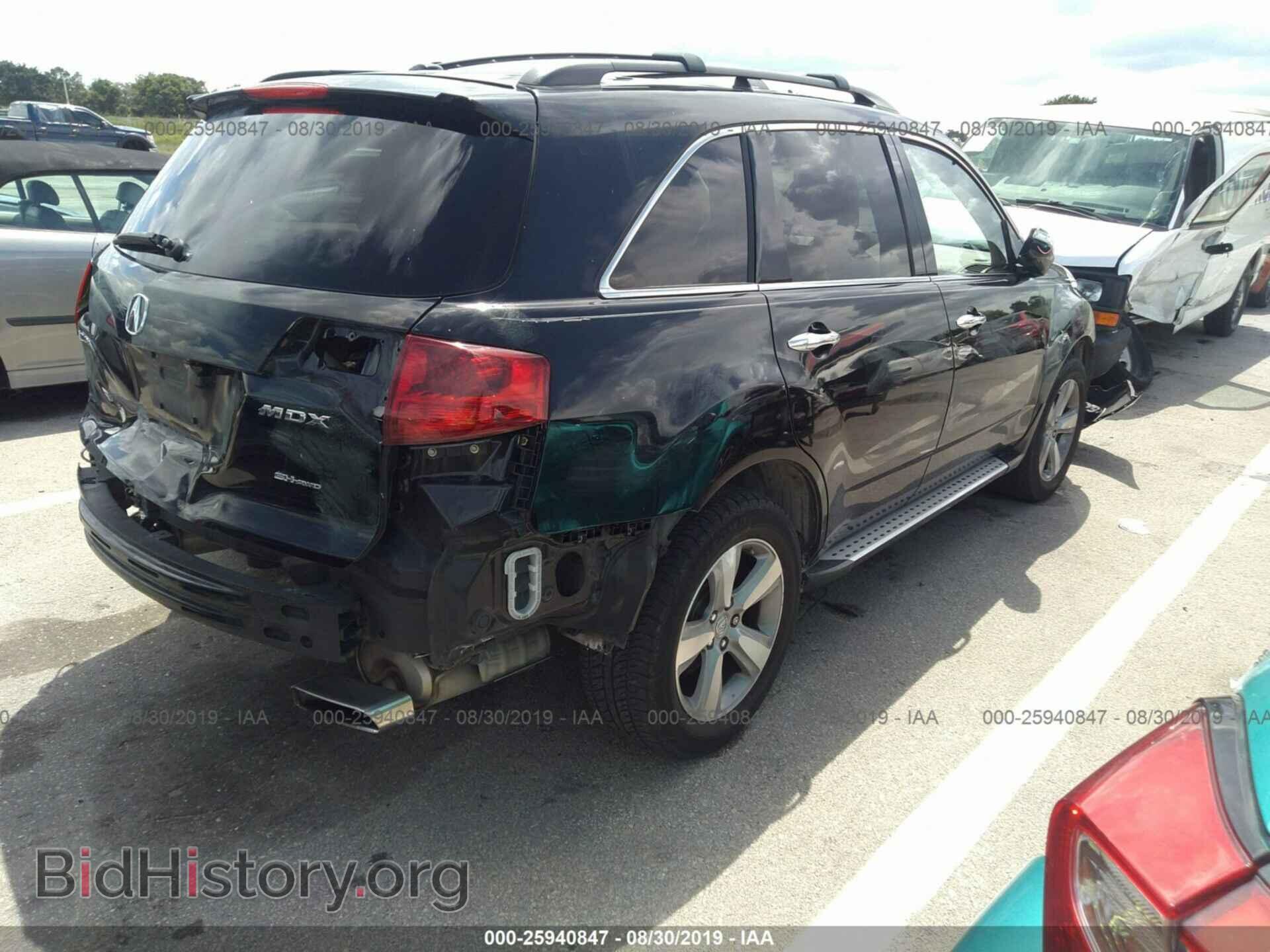 2012 ACURA MDX - VIN: 2HNYD2H37CH521616 - Фото 4