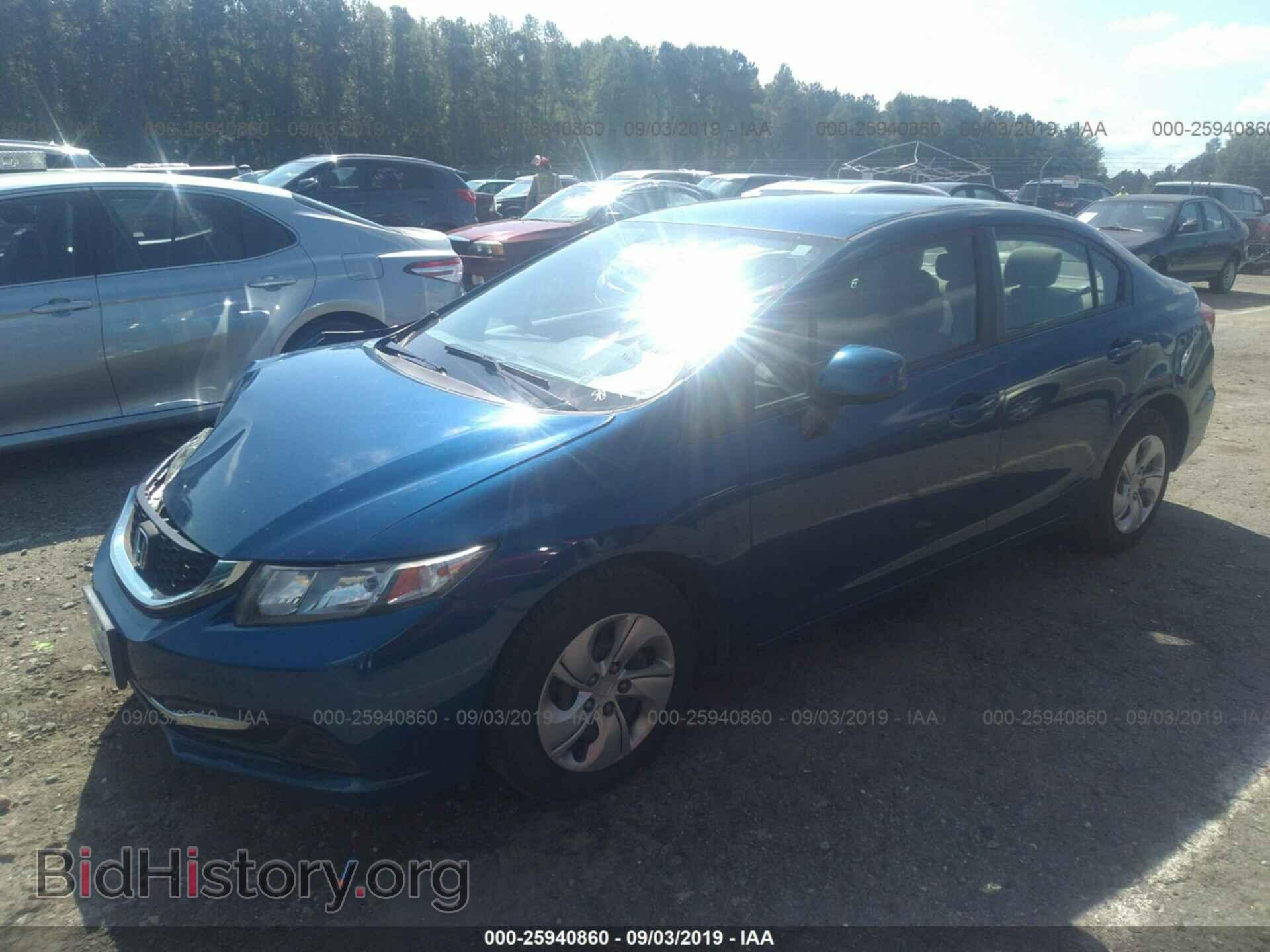 2013 HONDA CIVIC - VIN: 2HGFB2F58DH529461 - Фото 2