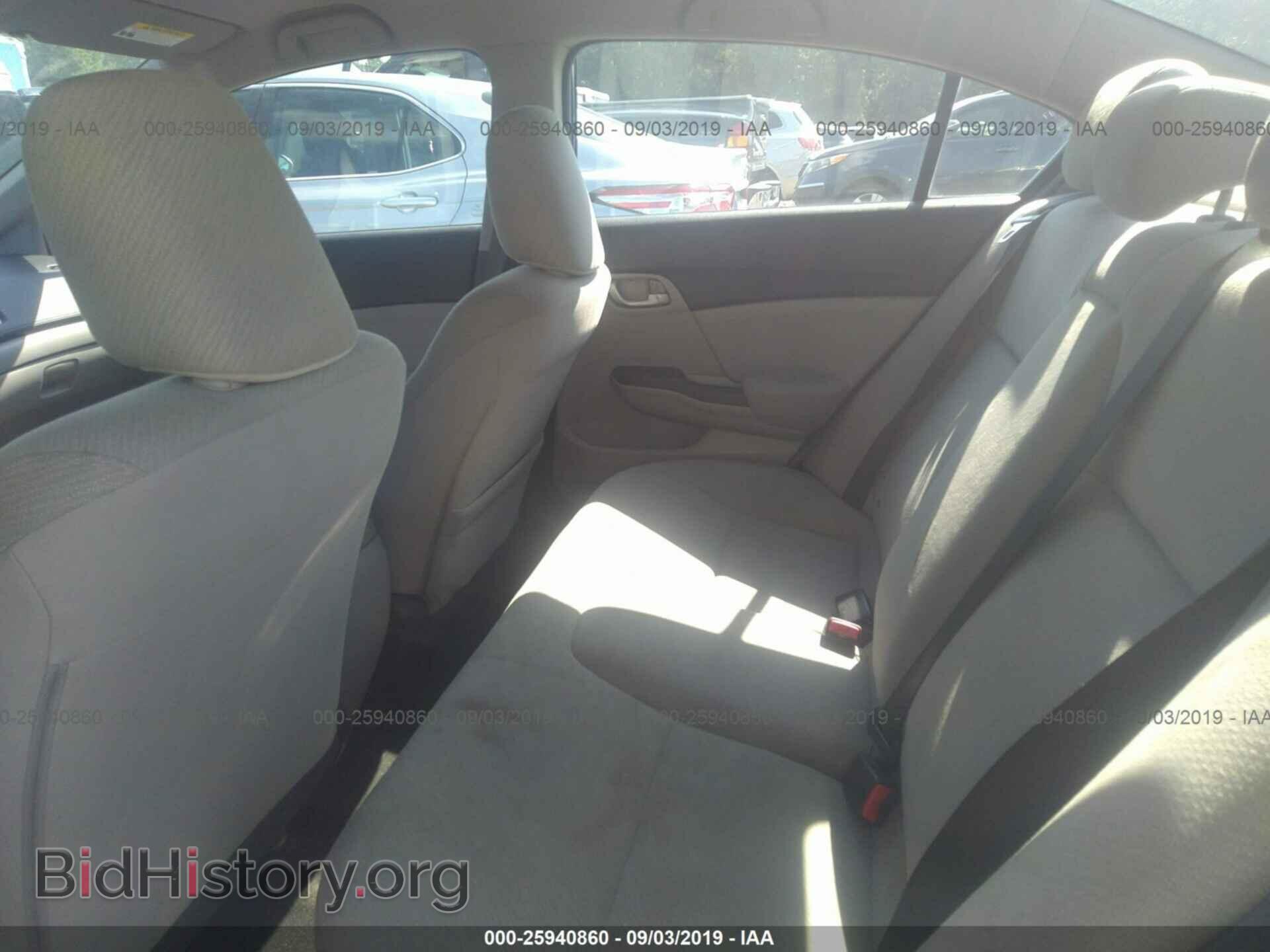 2013 HONDA CIVIC - VIN: 2HGFB2F58DH529461 - Фото 8