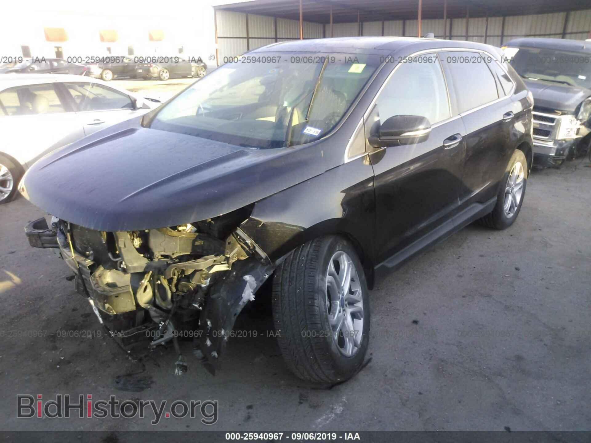 2015 FORD EDGE - VIN: 2FMTK3K92FBB28683 - Фото 2