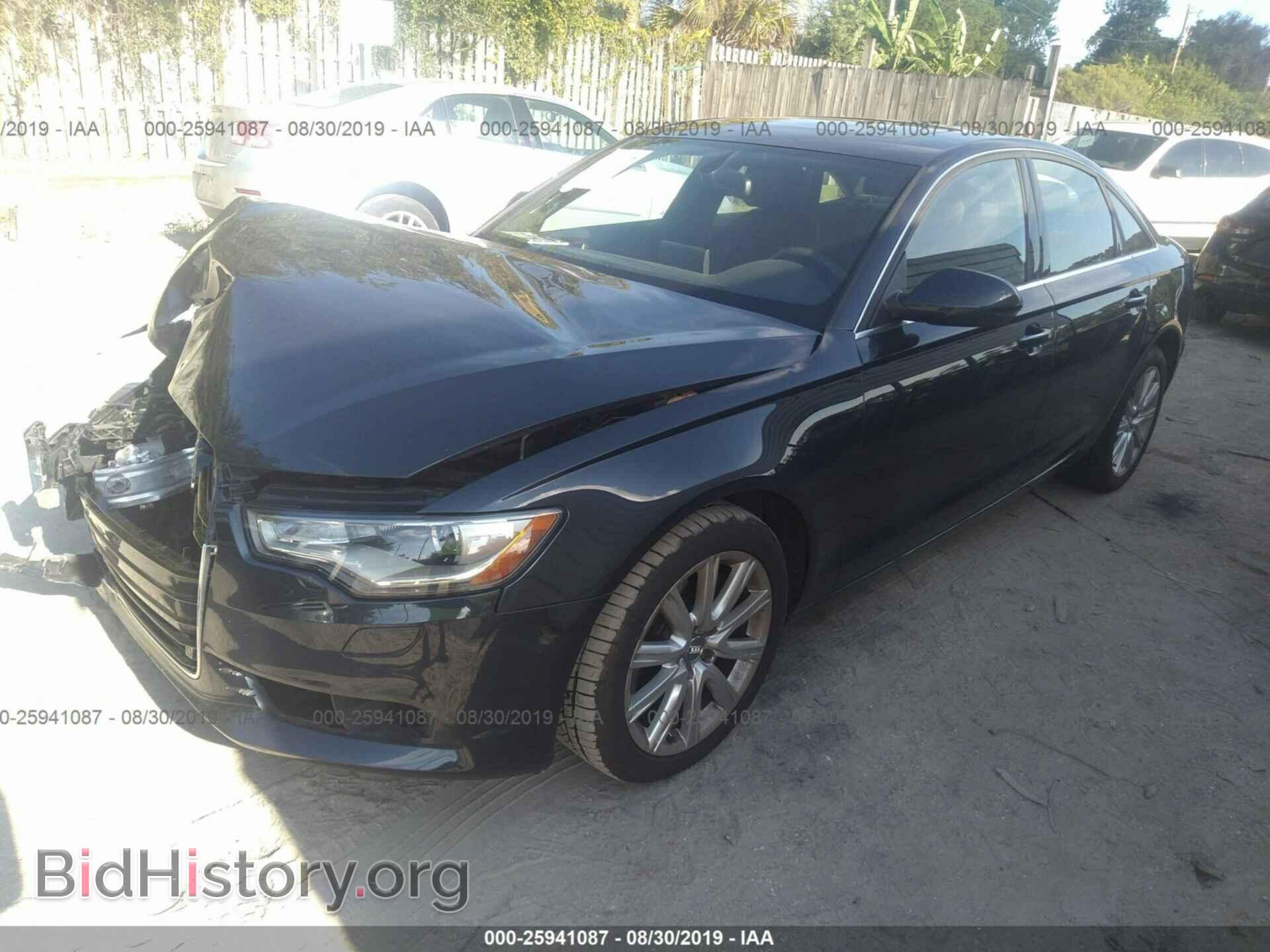2014 AUDI A6 - VIN: WAUGFAFC1EN084454 - Фото 2