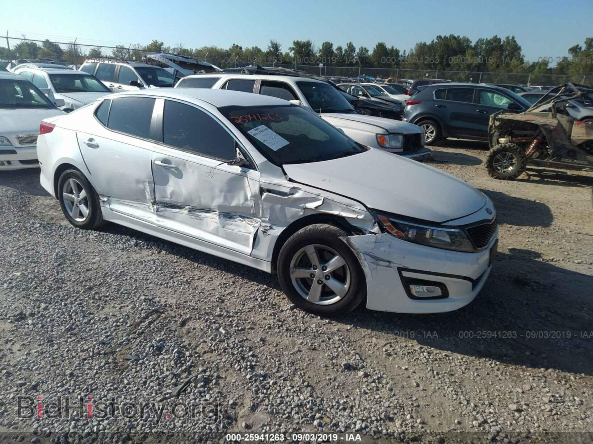 Фотография KNAGM4A70F5649103 - KIA OPTIMA 2015