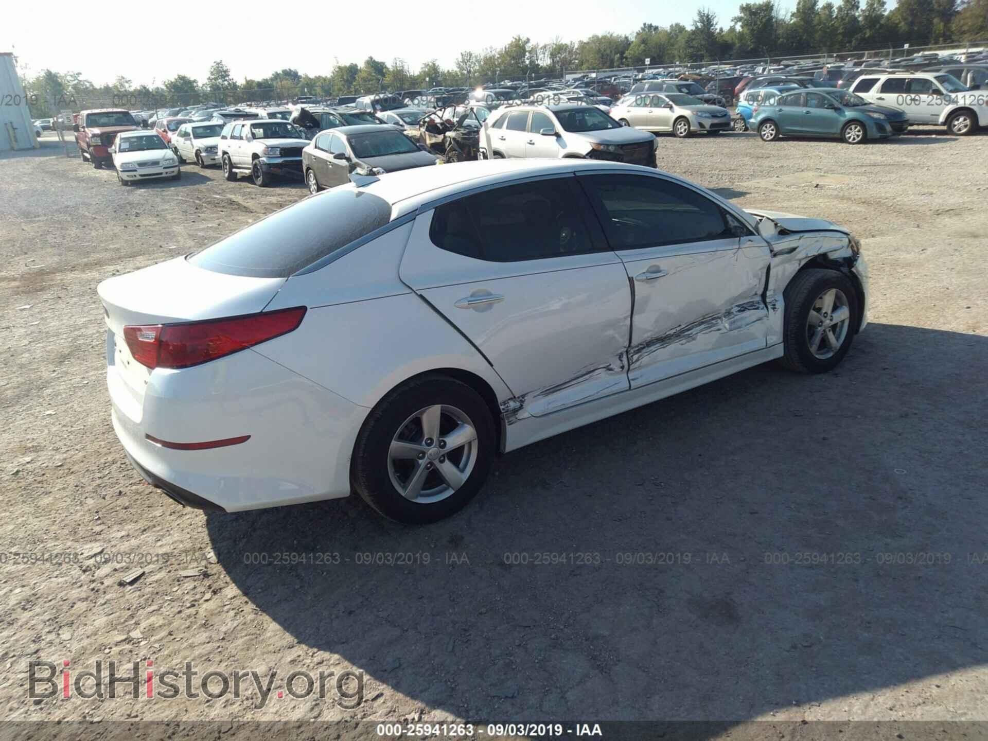 2015 KIA OPTIMA - VIN: KNAGM4A70F5649103 - Фото 4