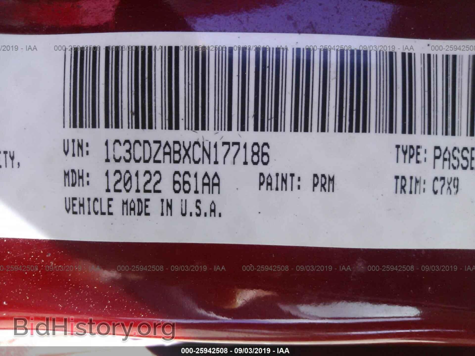 2012 DODGE AVENGER - VIN: 1C3CDZABXCN177186 - Photo 9