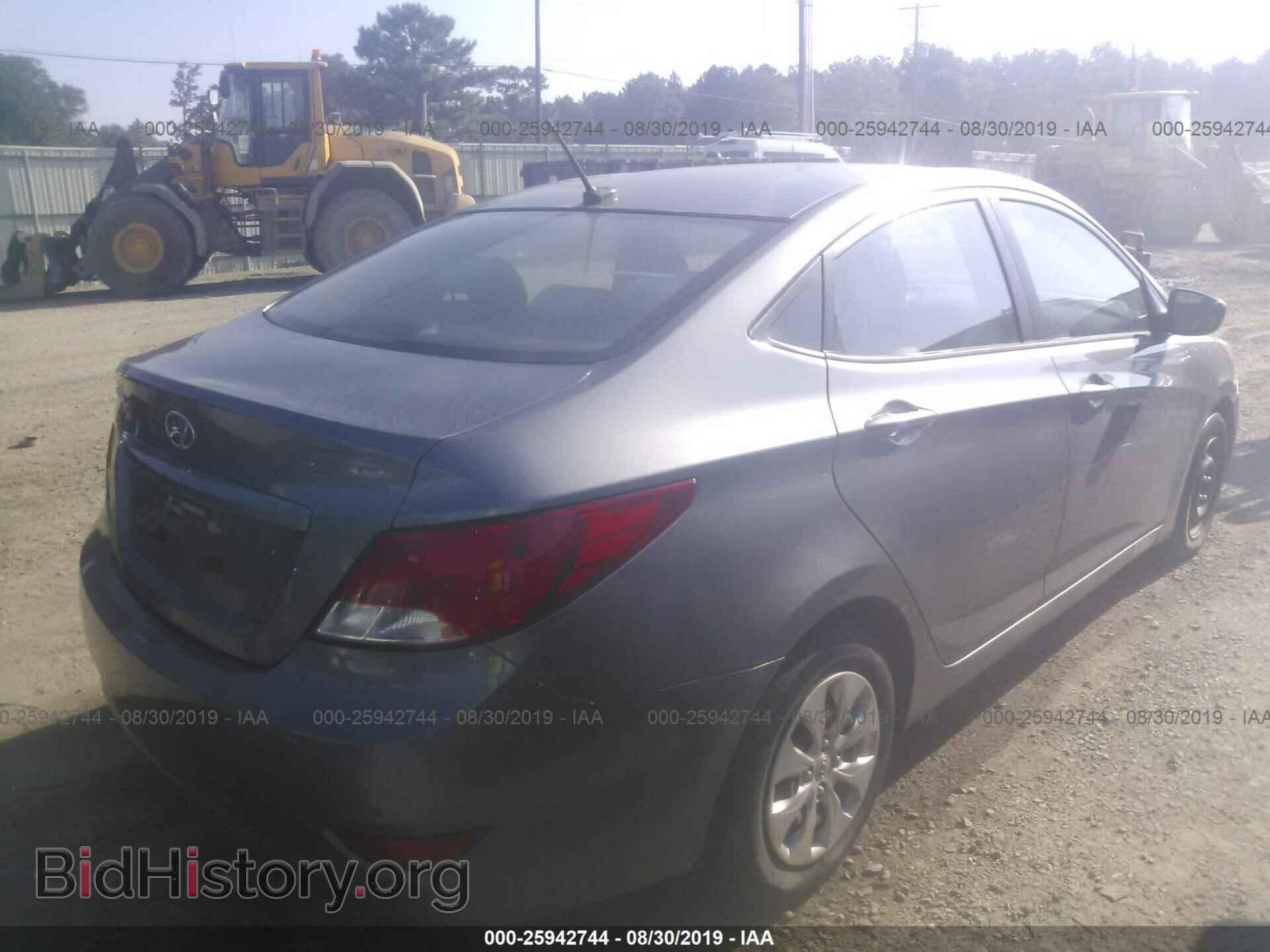 2016 HYUNDAI ACCENT - VIN: KMHCT4AEXGU992989 - Фото 4