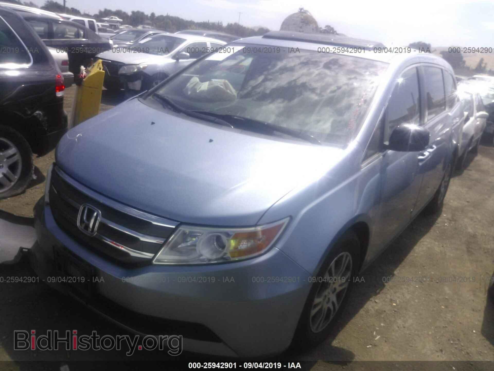 2011 HONDA ODYSSEY - VIN: 5FNRL5H65BB101219 - Фото 2