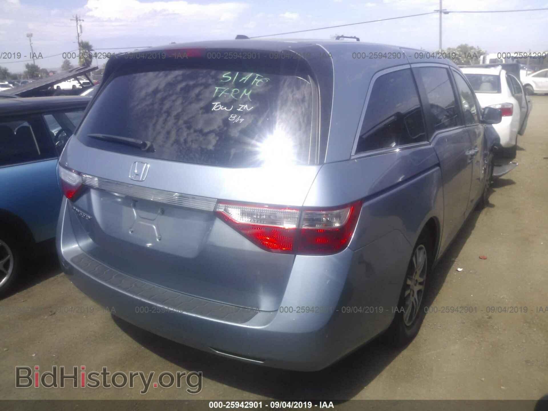 2011 HONDA ODYSSEY - VIN: 5FNRL5H65BB101219 - Фото 4