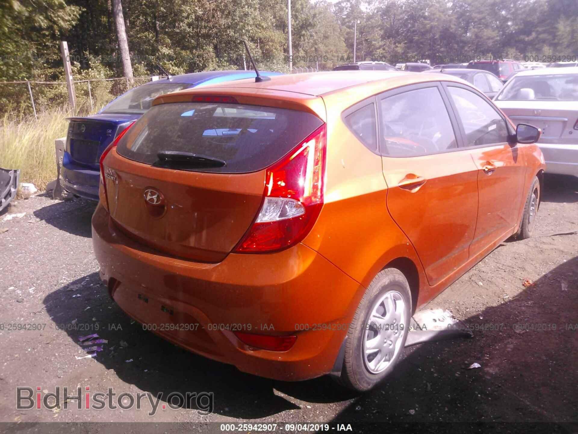 2015 HYUNDAI ACCENT - VIN: KMHCT5AE2FU199805 - Фото 4