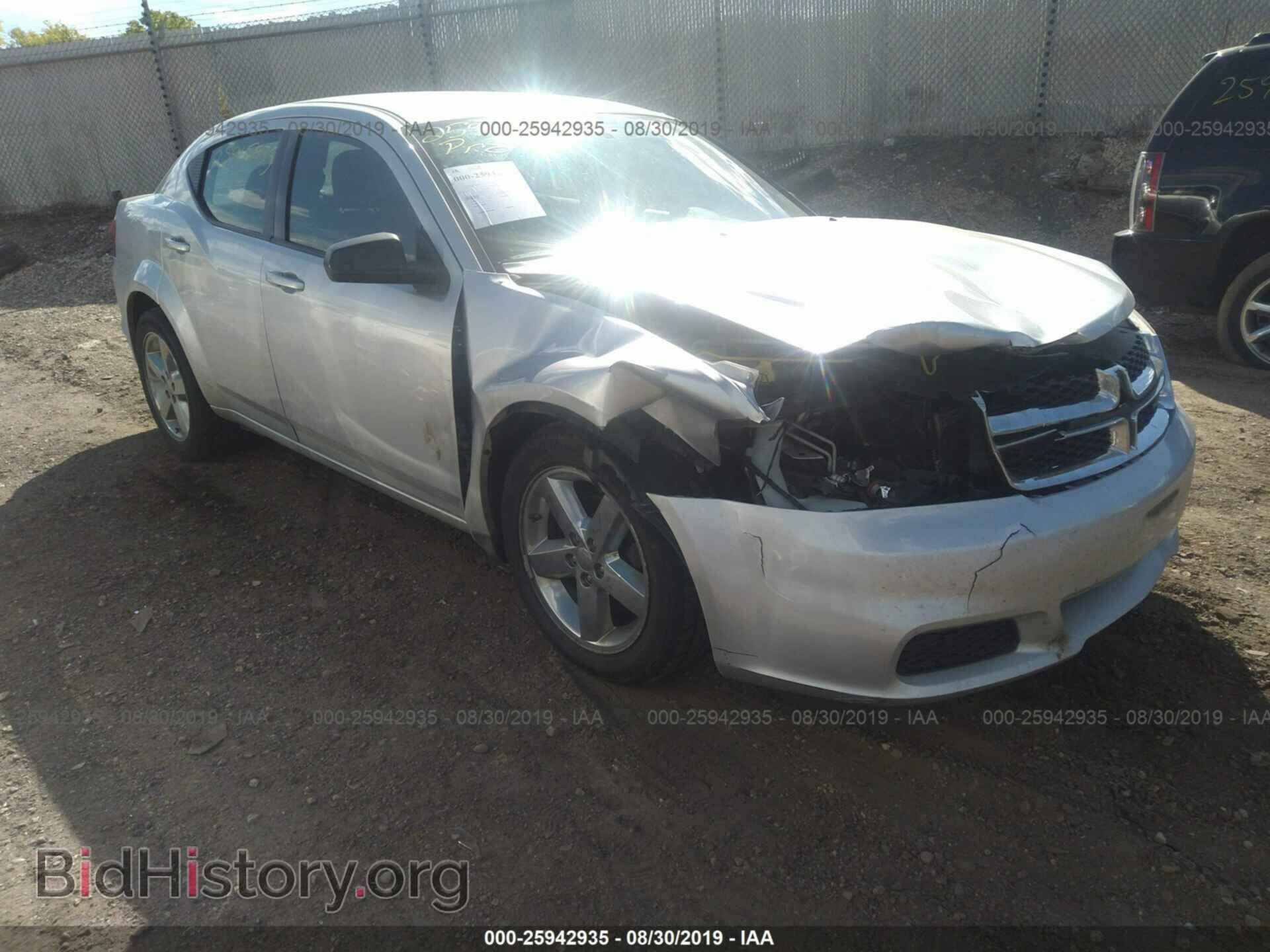 Фотография 1C3CDZAB7CN174780 - DODGE AVENGER 2012