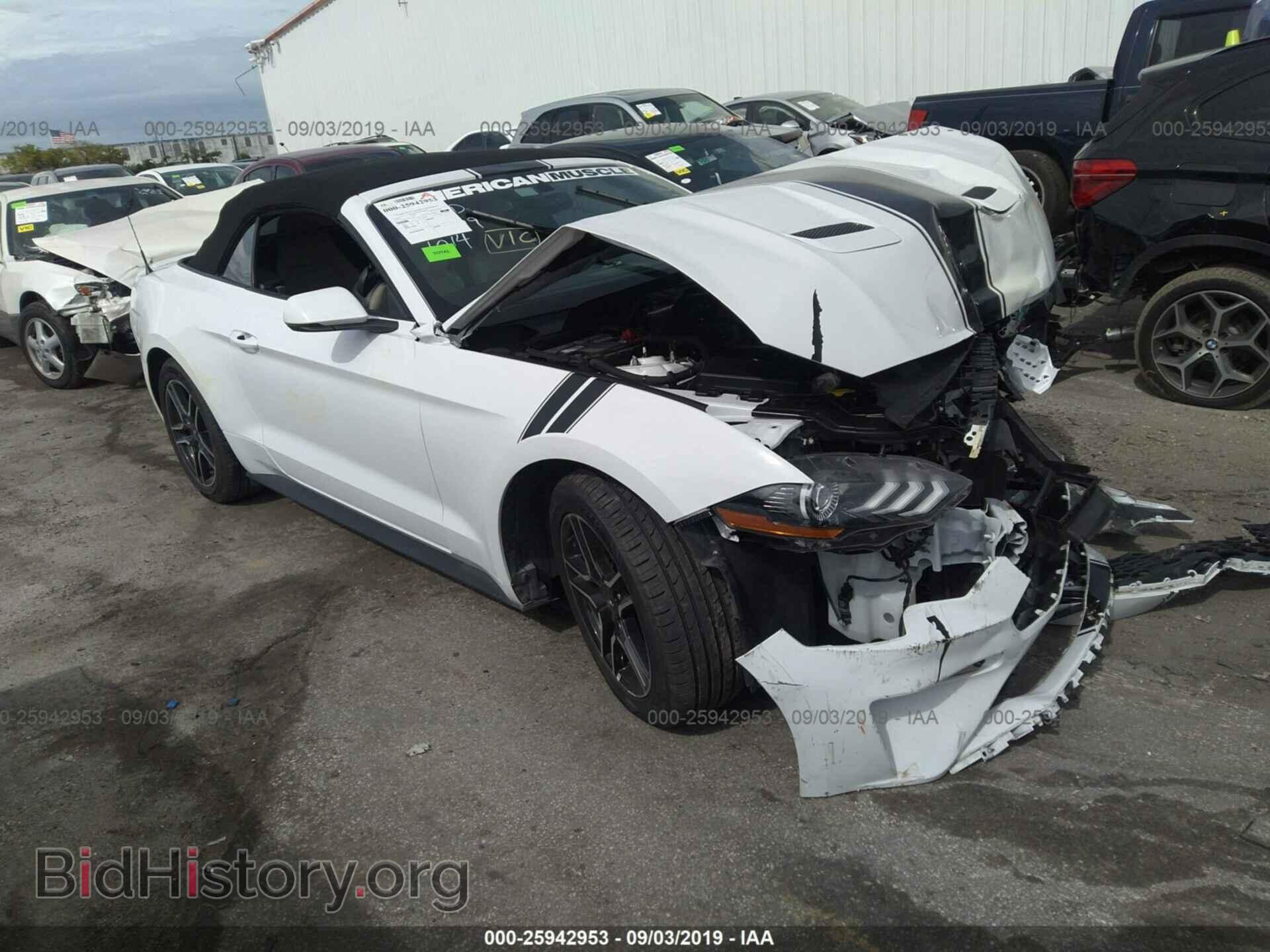 Photo 1FATP8UH3J5111014 - FORD MUSTANG 2018