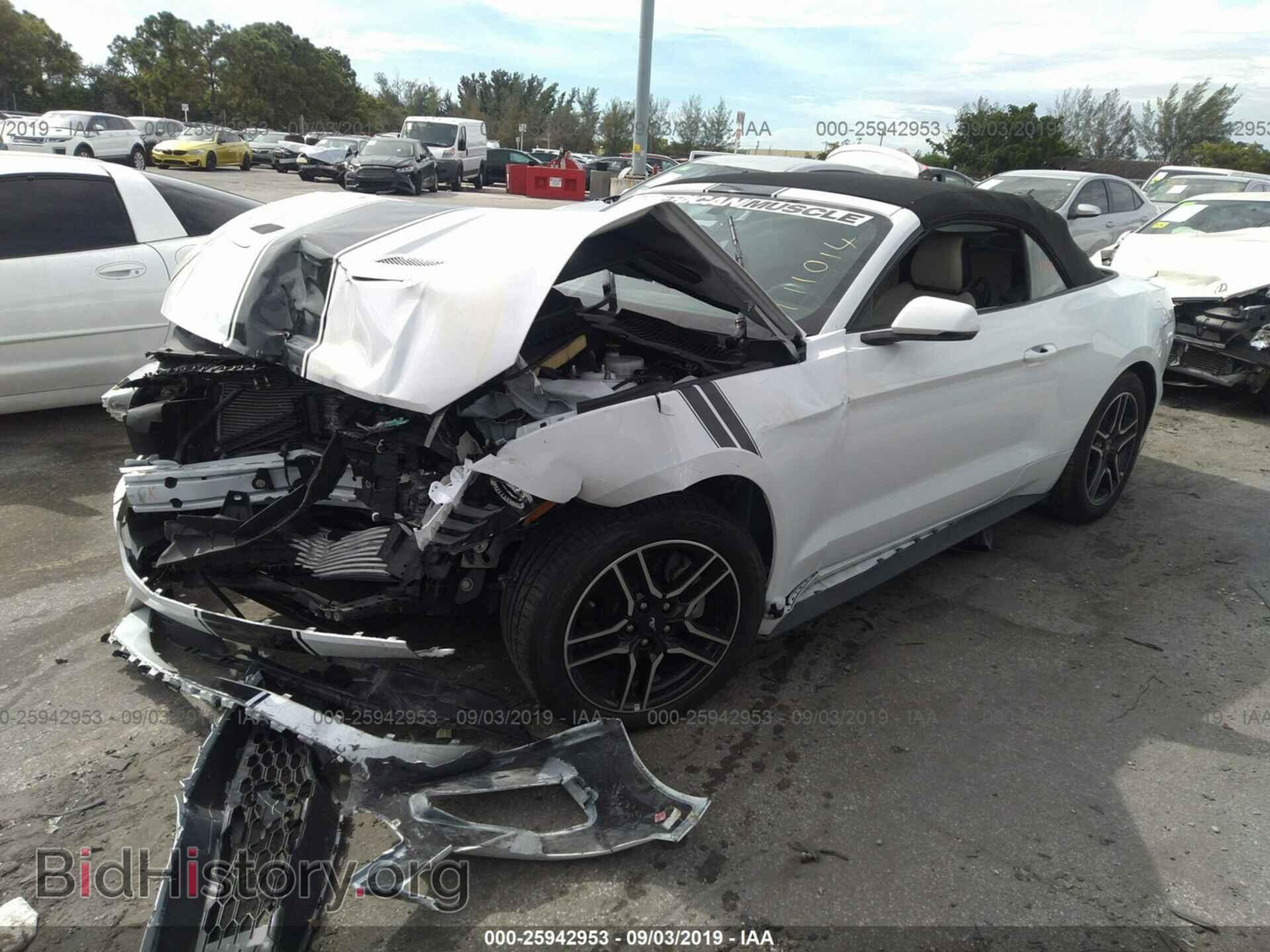 2018 FORD MUSTANG - VIN: 1FATP8UH3J5111014 - Фото 2