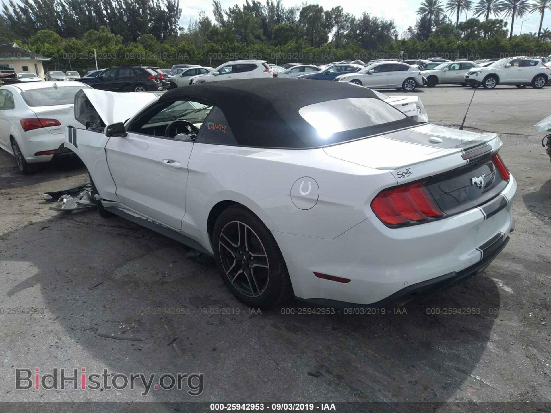 2018 FORD MUSTANG - VIN: 1FATP8UH3J5111014 - Фото 3