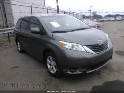 2012 Toyota SIENNA LE, green — VIN 5TDKA3DC8CS013611, IAAI