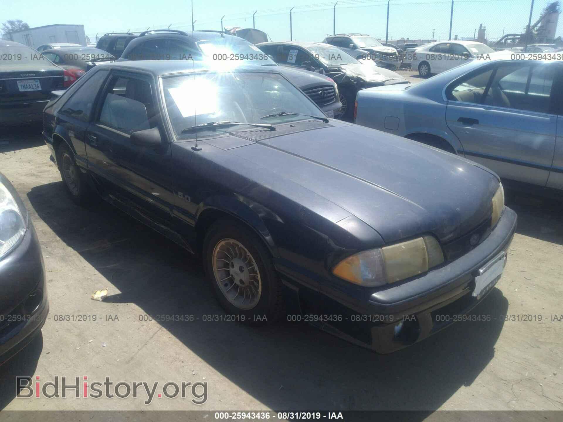 Фотография 1FABP42E5KF100492 - FORD MUSTANG 1989