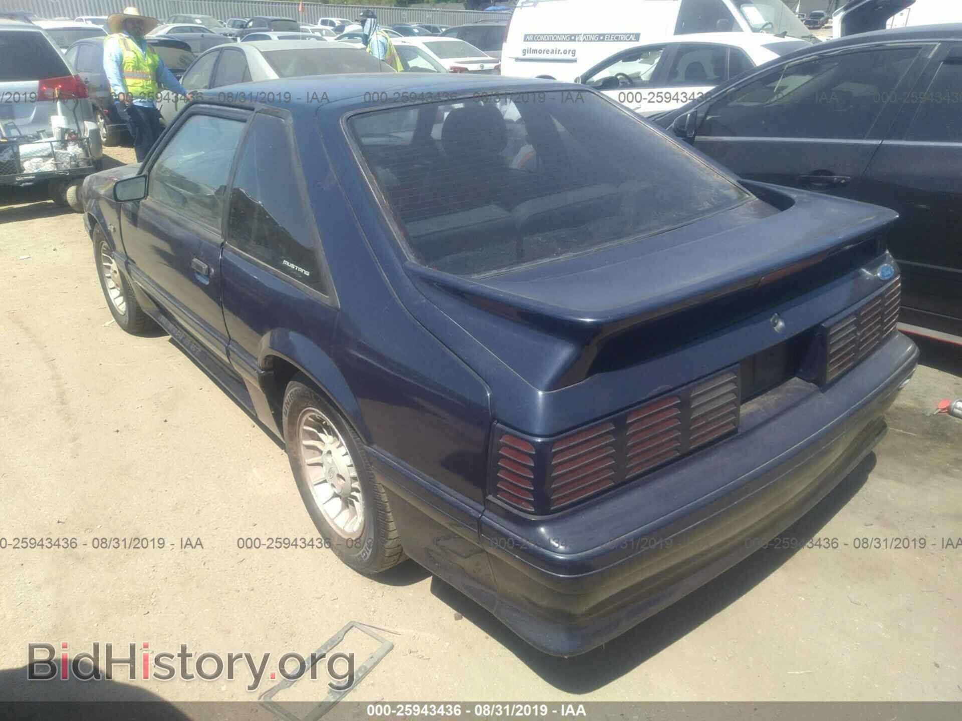 1989 FORD MUSTANG - VIN: 1FABP42E5KF100492 - Фото 3