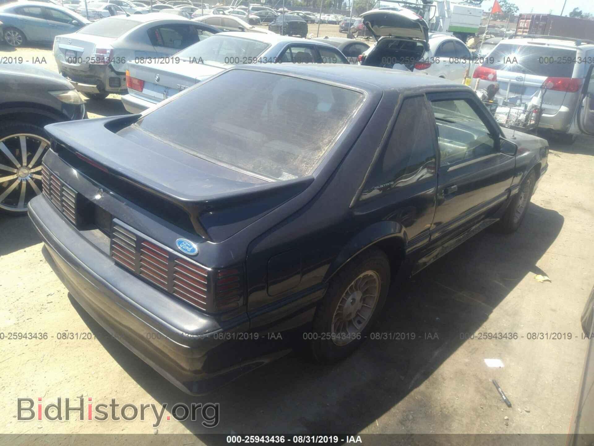 1989 FORD MUSTANG - VIN: 1FABP42E5KF100492 - Фото 4