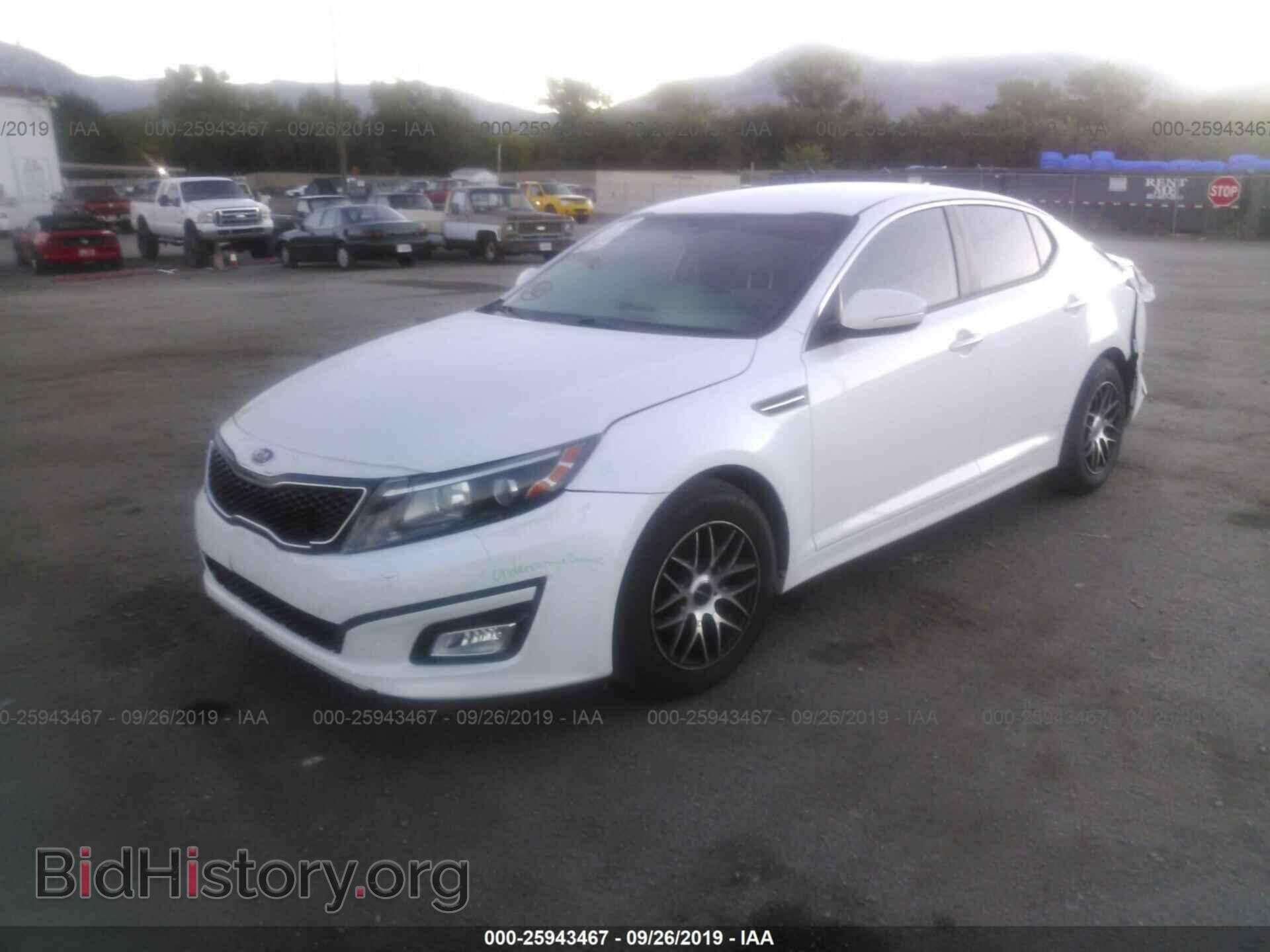 2014 KIA OPTIMA - VIN: KNAGM4A7XE5468864 - Фото 2