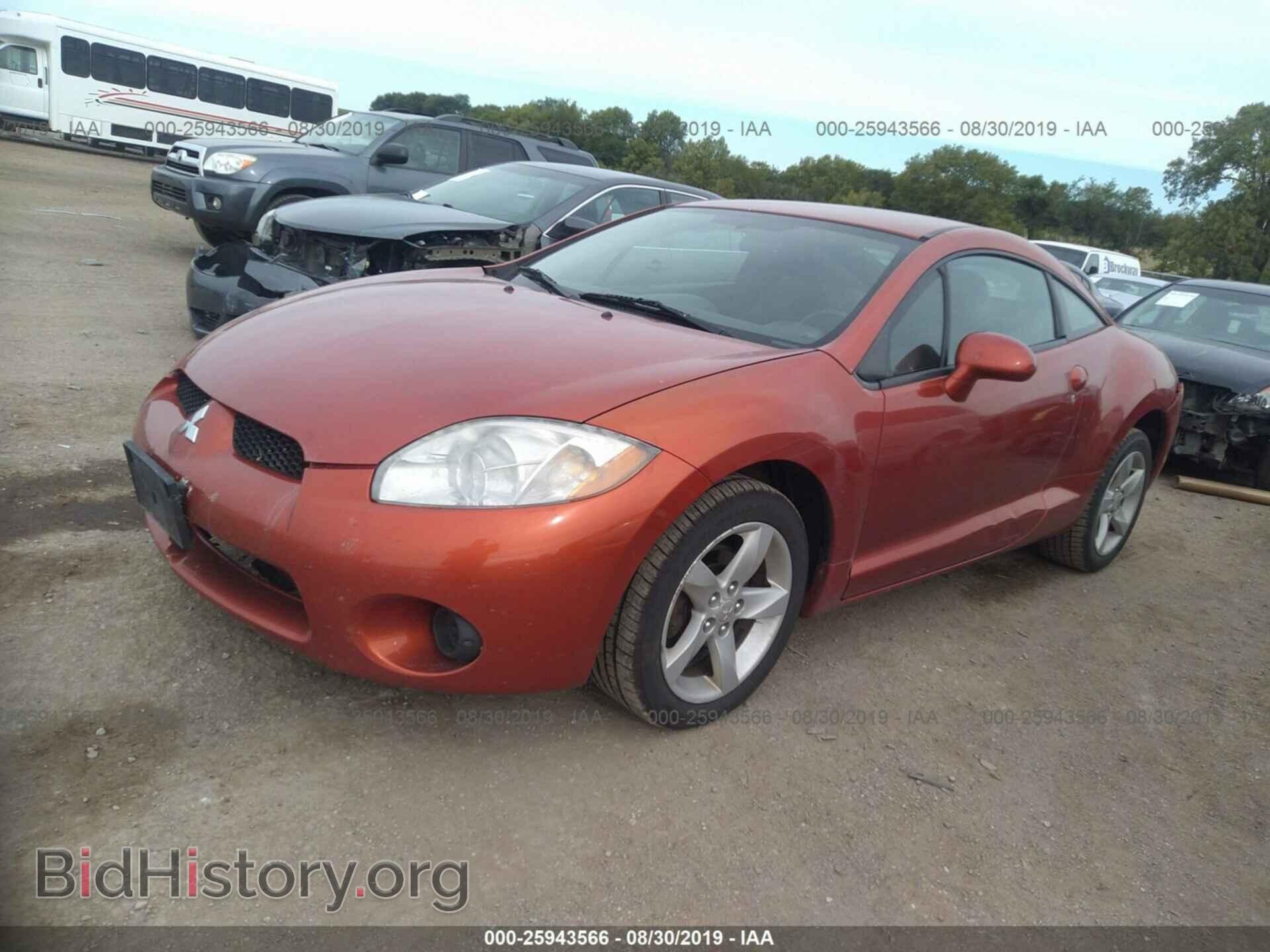 2008 MITSUBISHI ECLIPSE - VIN: 4A3AK24F88E003782 - Фото 2