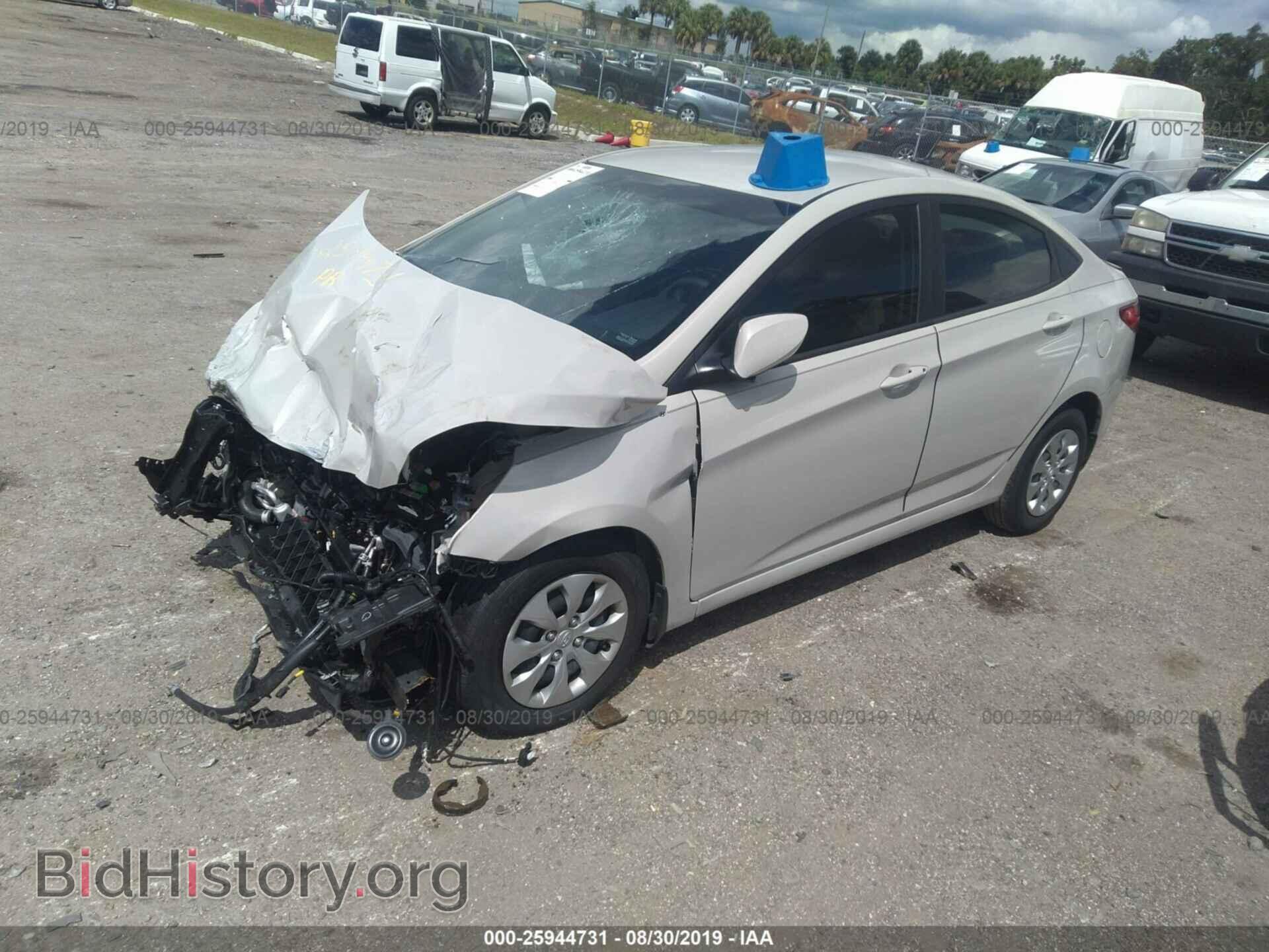2016 HYUNDAI ACCENT - VIN: KMHCT4AEXGU077558 - Фото 2