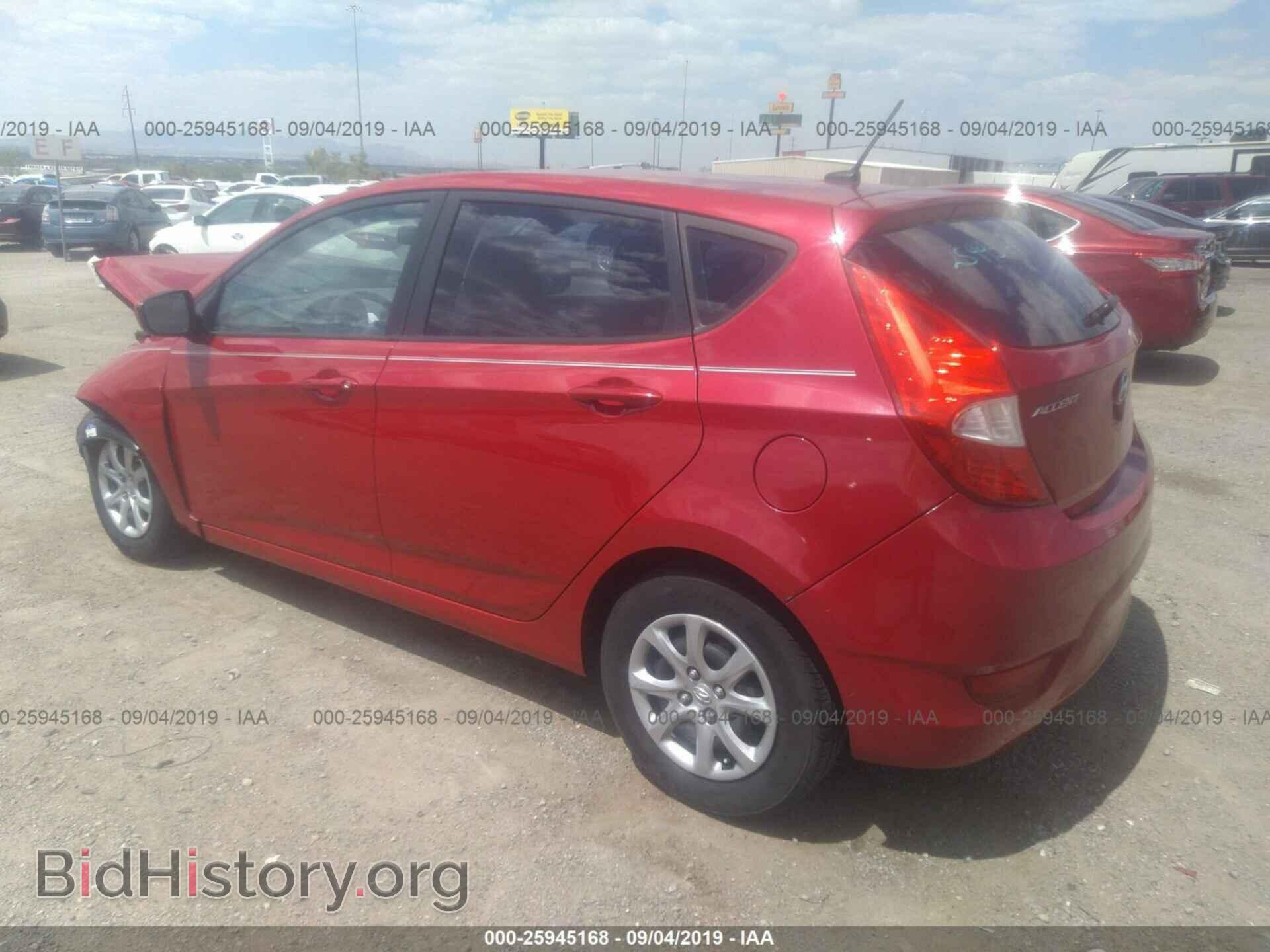 2013 HYUNDAI ACCENT - VIN: KMHCT5AE3DU137357 - Фото 3