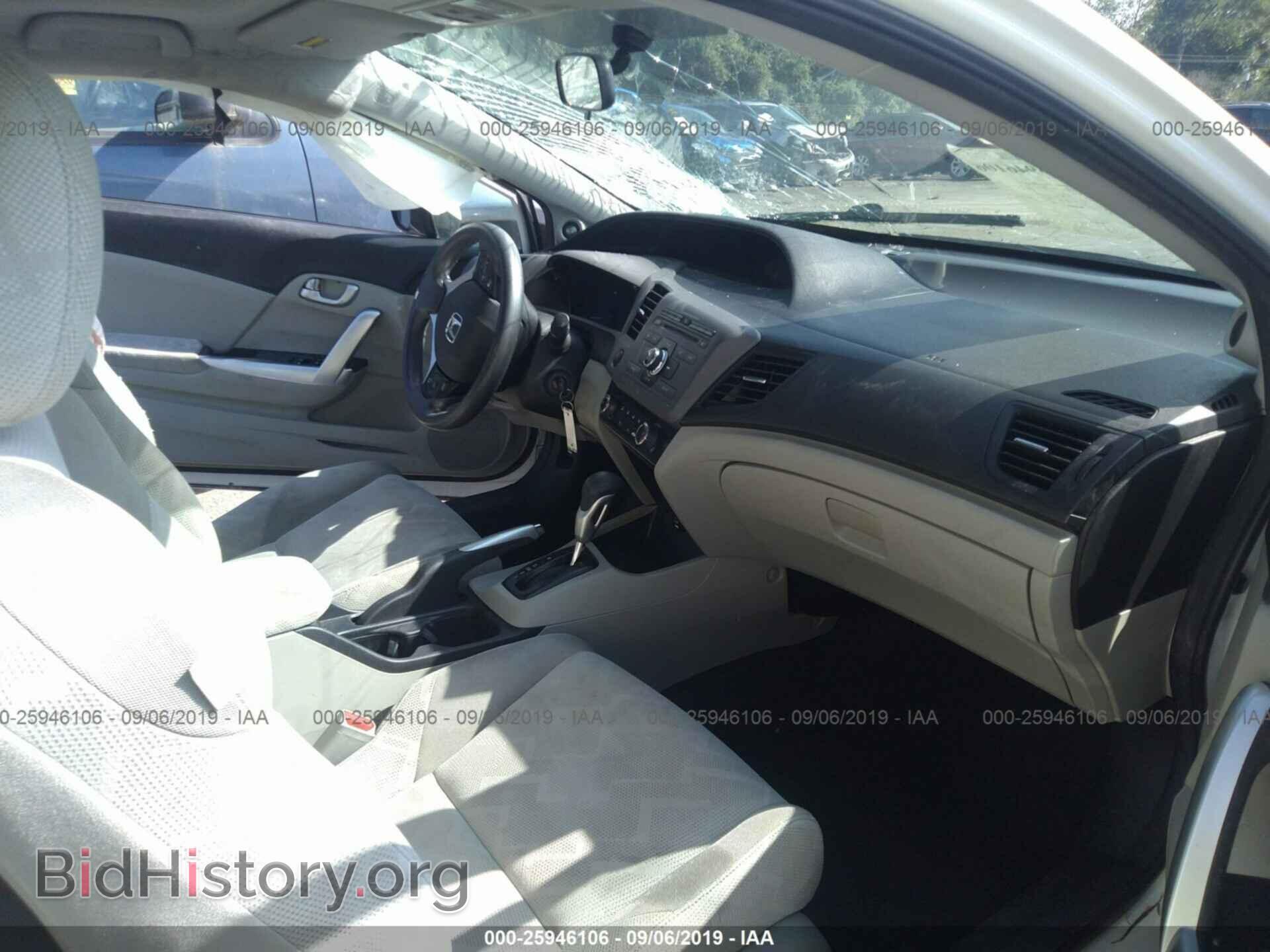 2012 HONDA CIVIC - VIN: 2HGFG3B84CH510265 - Фото 5