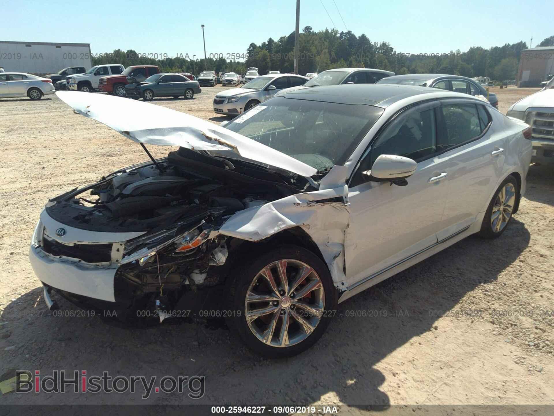 2015 KIA OPTIMA - VIN: 5XXGR4A69FG401455 - Фото 2