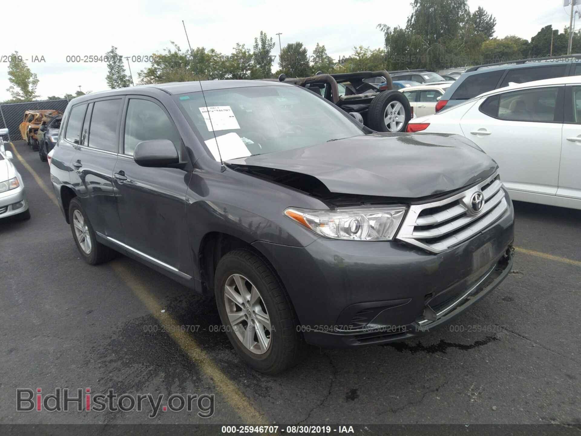 Photo 5TDBK3EH2CS118099 - TOYOTA HIGHLANDER 2012