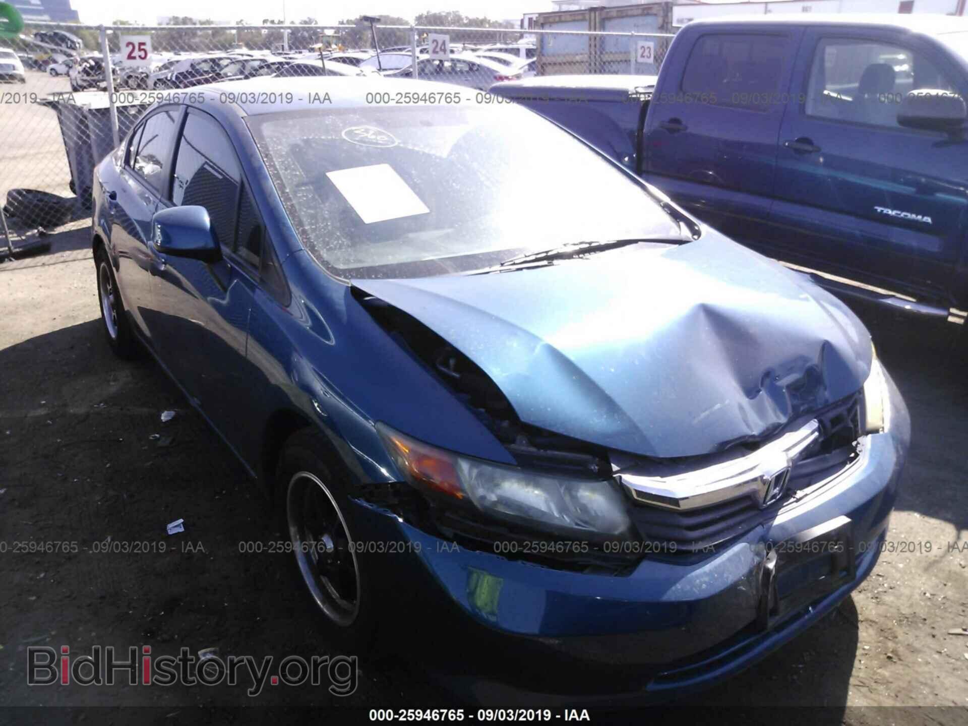 Photo 2HGFB2F54CH540309 - HONDA CIVIC 2012