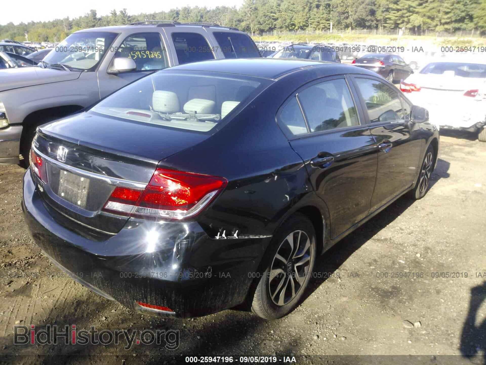 2013 HONDA CIVIC - VIN: 19XFB2F87DE234453 - Фото 4
