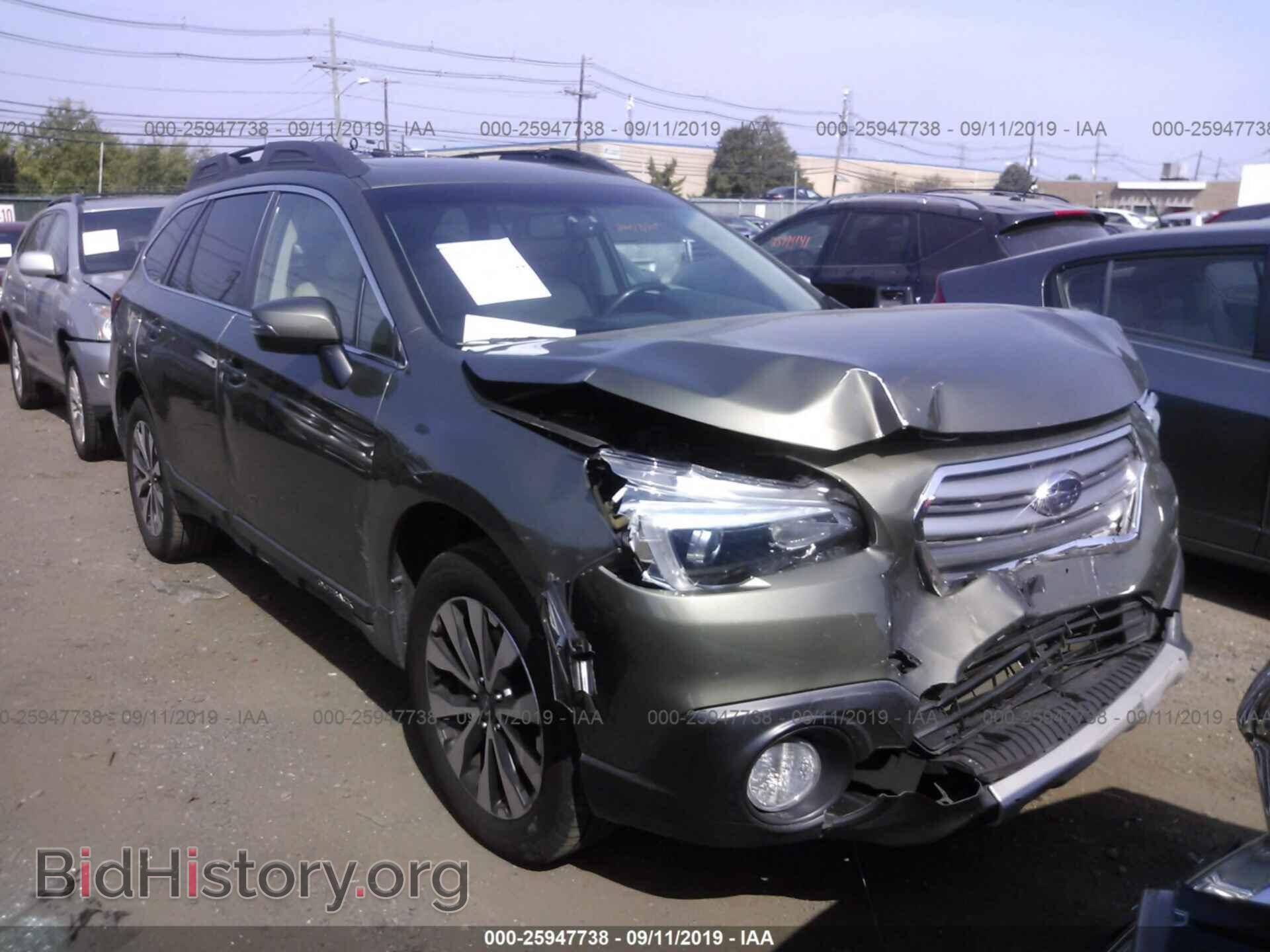 Фотография 4S4BSALC8F3317462 - SUBARU OUTBACK 2015