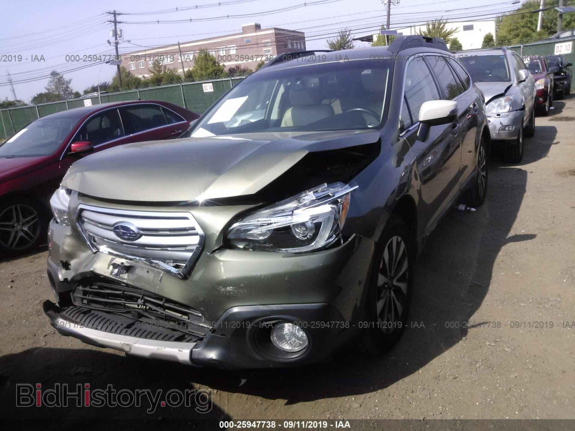 2015 SUBARU OUTBACK - VIN: 4S4BSALC8F3317462 - Фото 2