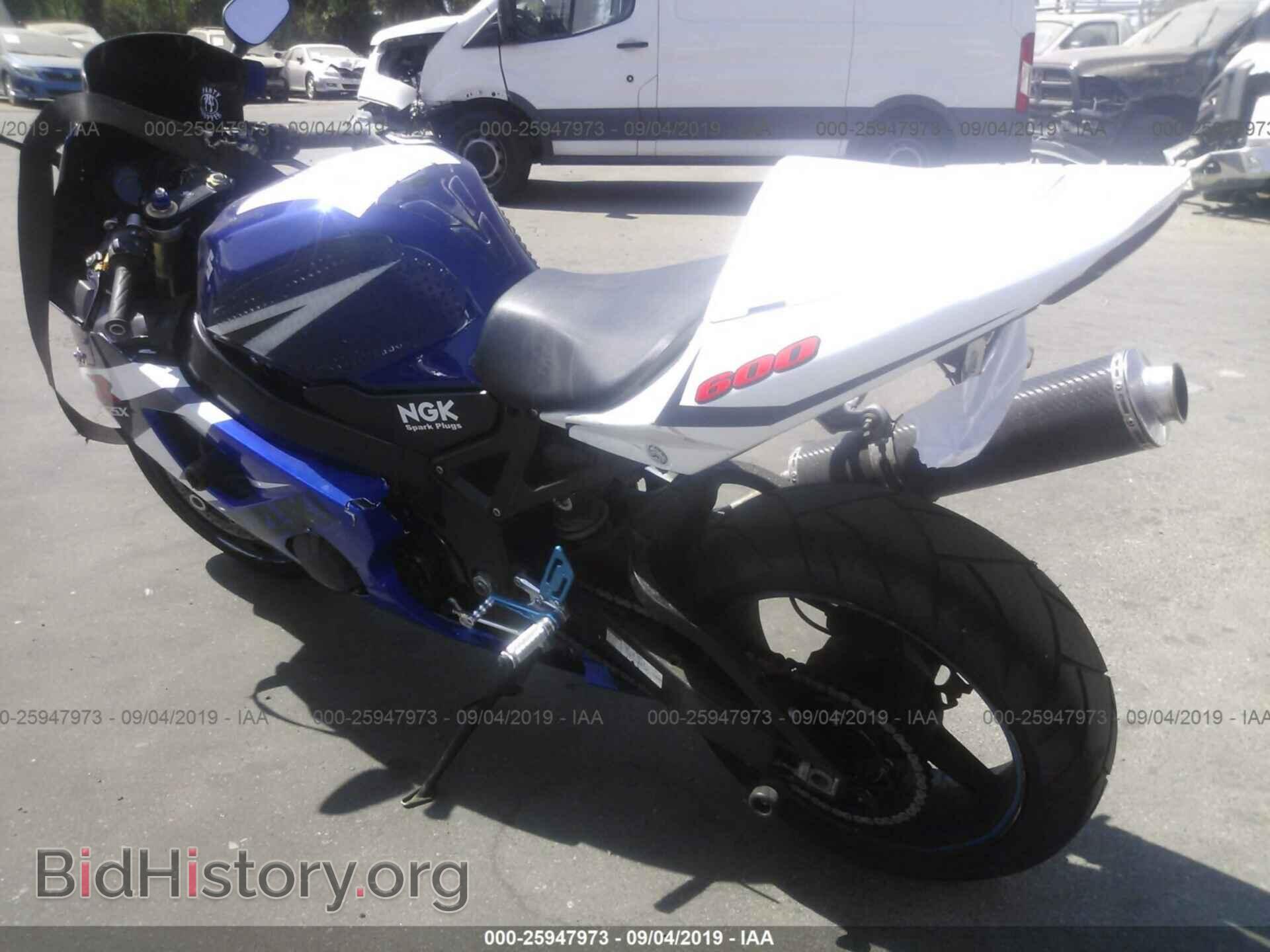 2004 SUZUKI GSX-R600 - VIN: JS1GN7CA842101854 - Фото 3