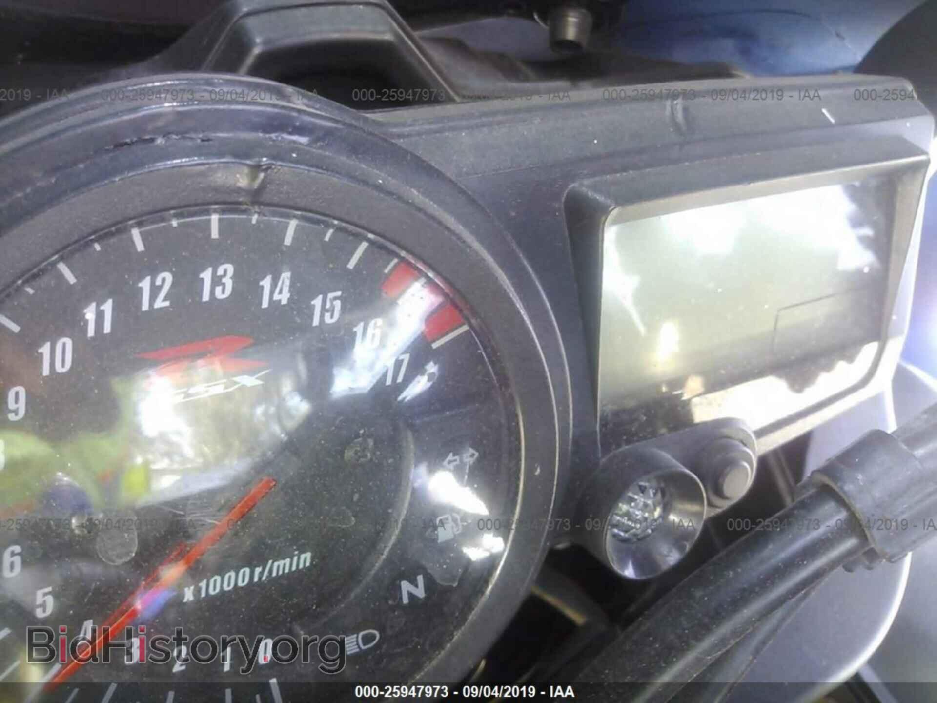 2004 SUZUKI GSX-R600 - VIN: JS1GN7CA842101854 - Фото 7